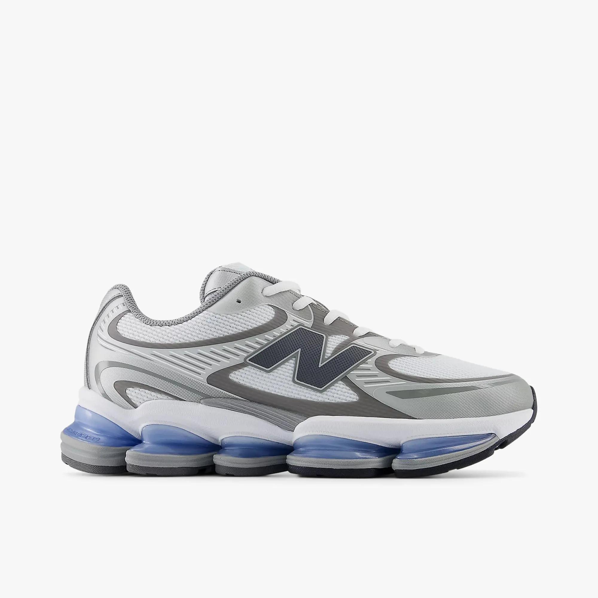 Cold weather running triangular - design shoes New Balance ABZORB 2000 White / Silver Metallic - Castlerock