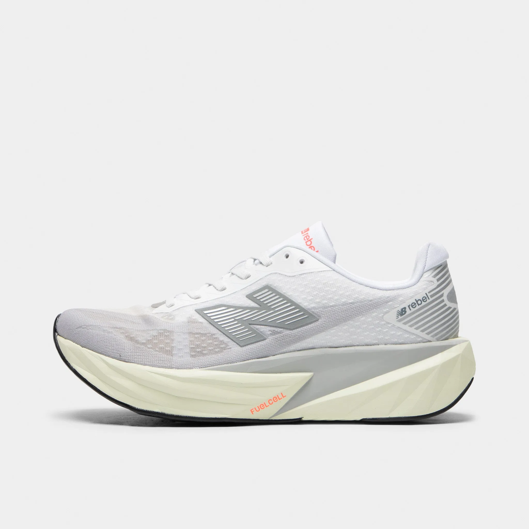 supportive foam shoes Certified quality New Balance FuelCell Rebel v5 White / Grey