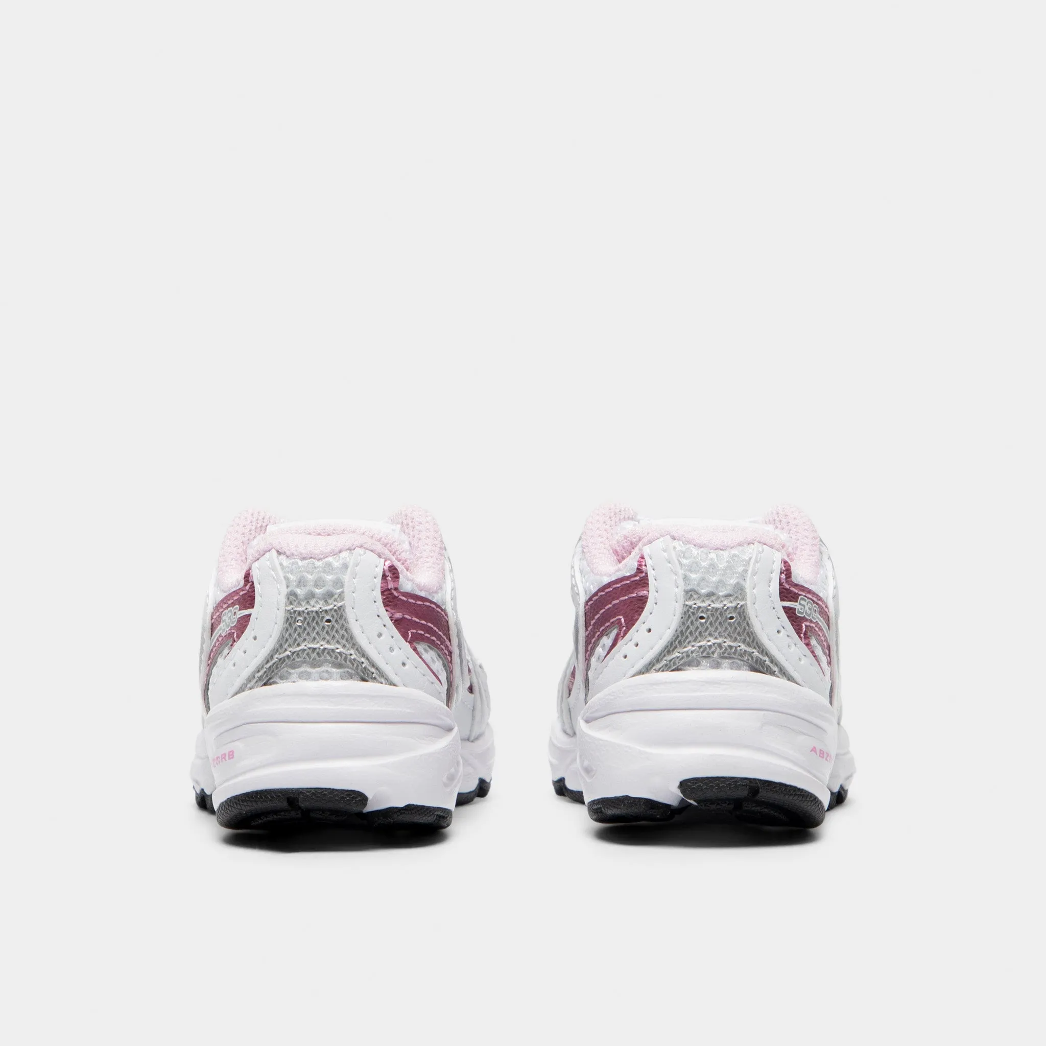 New Balance Infants' 530 White / Pink Sugar rainy day running shoes