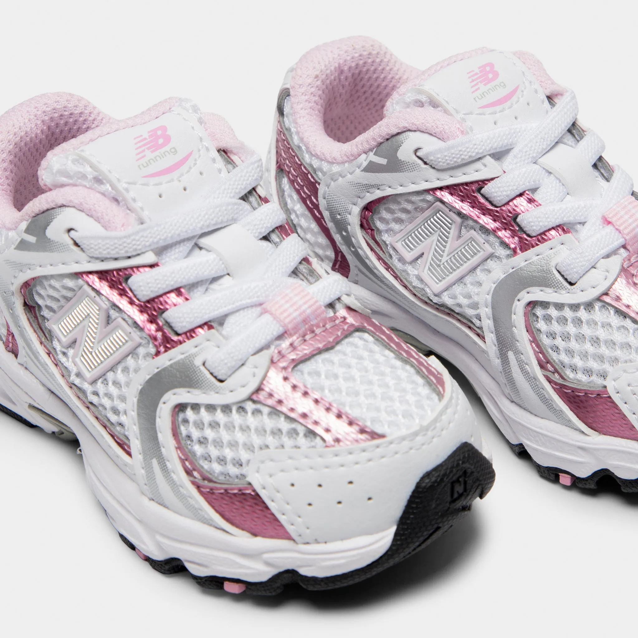 mud - resistant shoes New Balance Infants' 530 White / Pink Sugar