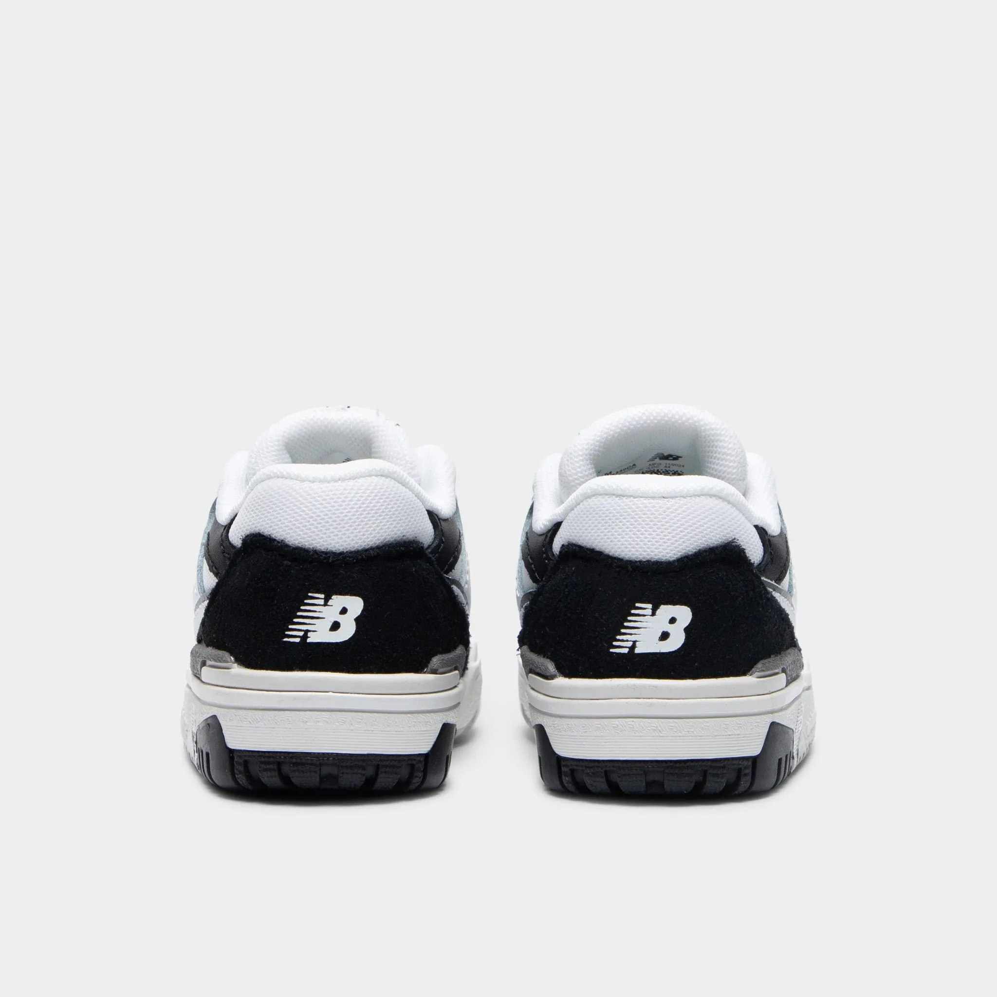 New Balance Infants' 550 White / Black Ankle Hugging Internal Sleeve
