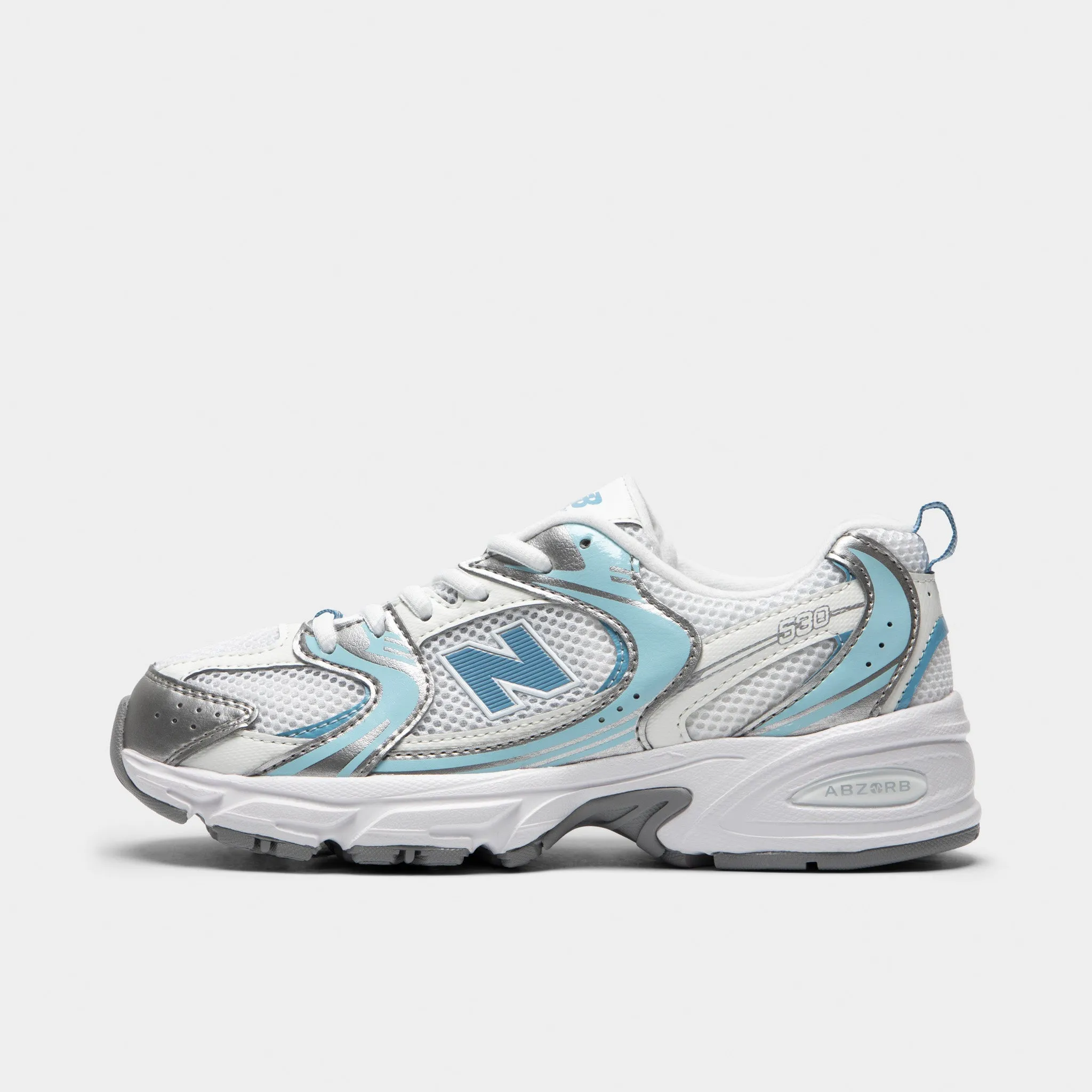 New Balance Juniors' 530 Sea Salt / Still Water running in indoor arenas shoes