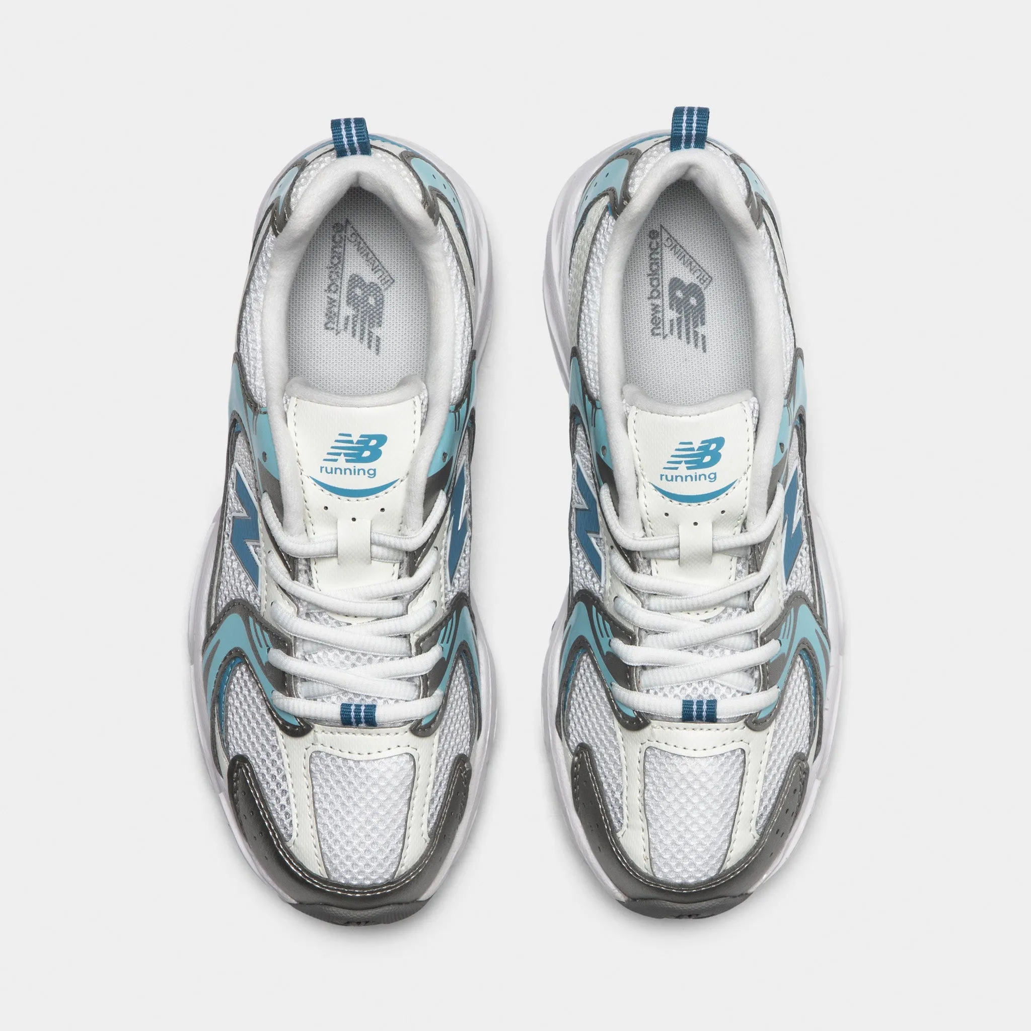responsiveness shoes color - coordinated shoes New Balance Juniors' 530 Sea Salt / Still Water