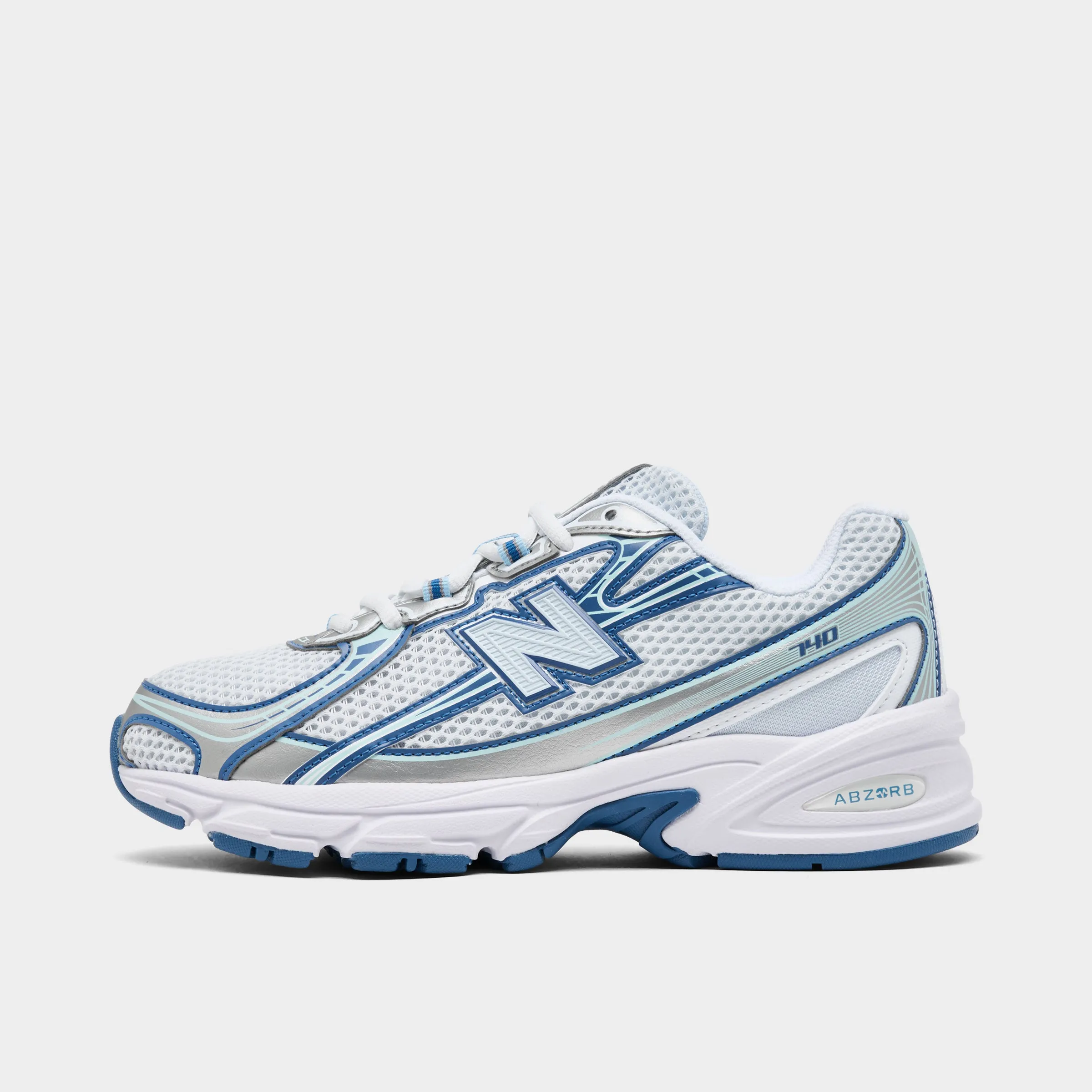 New Balance Juniors' 740 White / Blue gym - workout running shoes supportive upper shoes