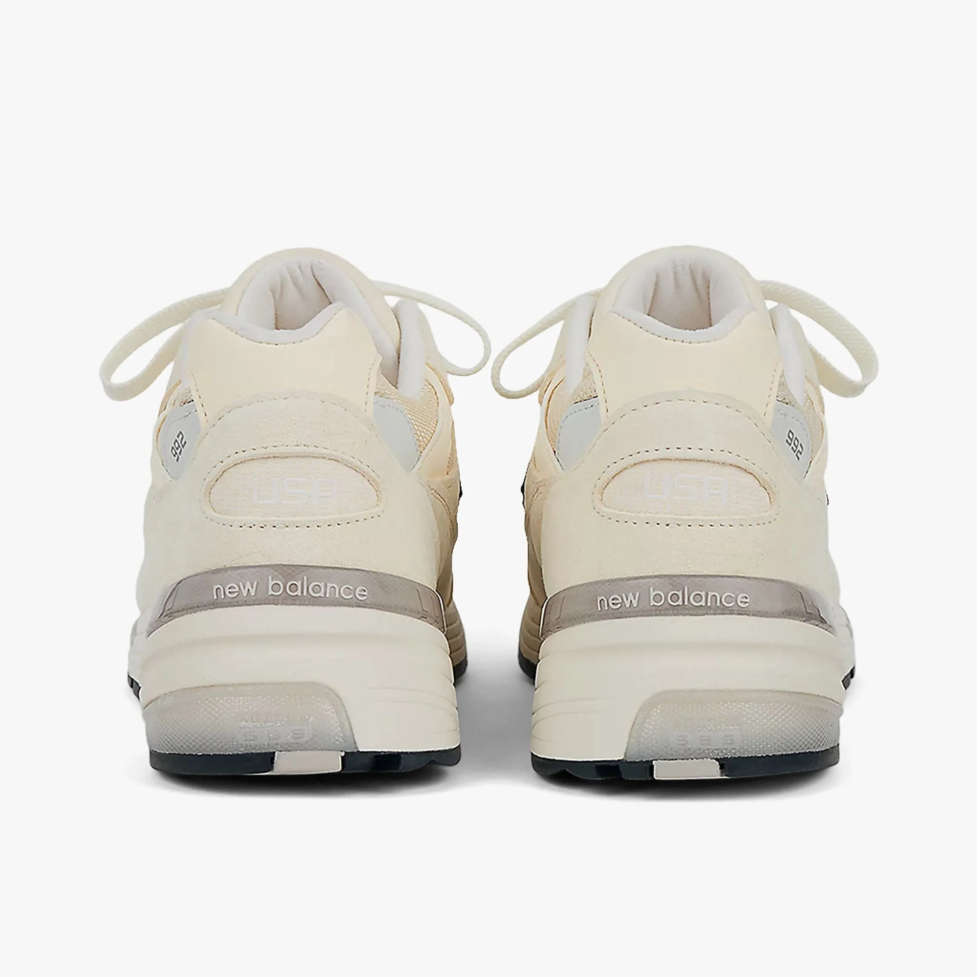 New Balance Made in USA 992 Calcium / Raw Cashew quick - drying shoe trait