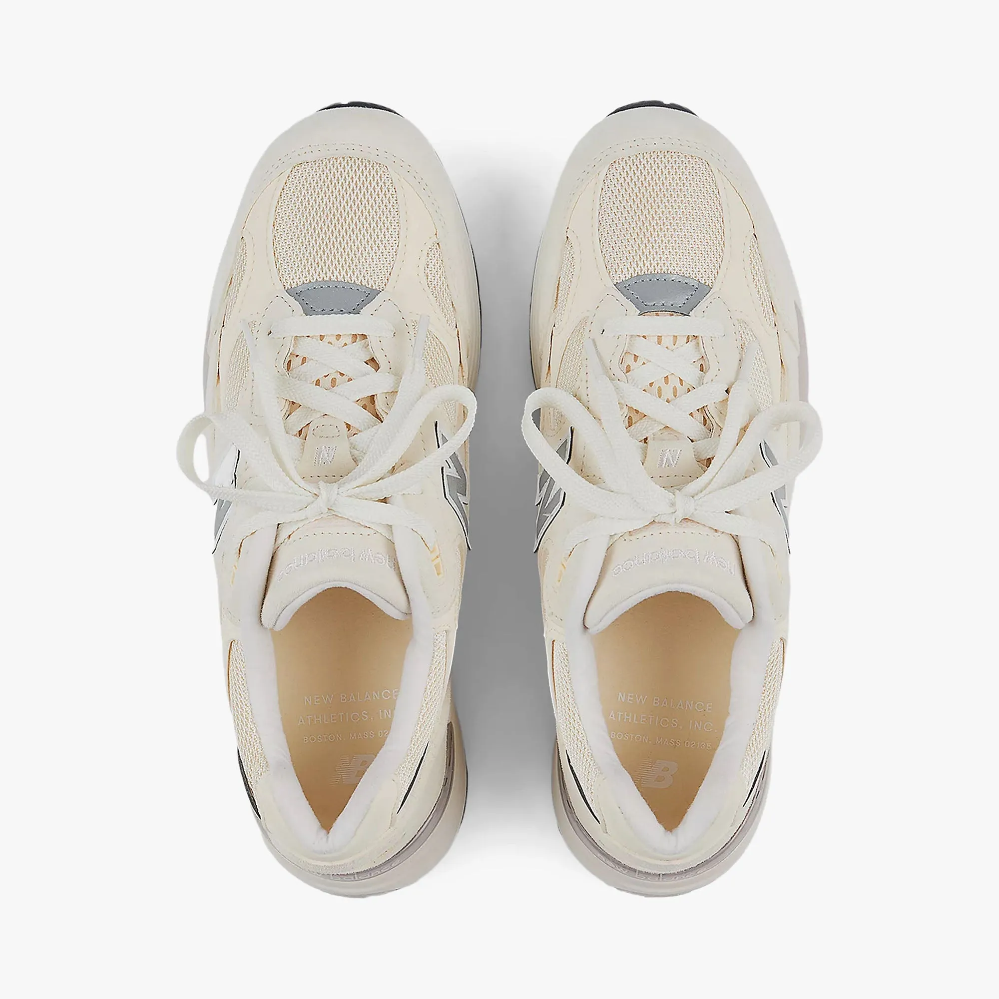 New Balance Made in USA 992 Calcium / Raw Cashew all - terrain running shoes amateur athlete shoes