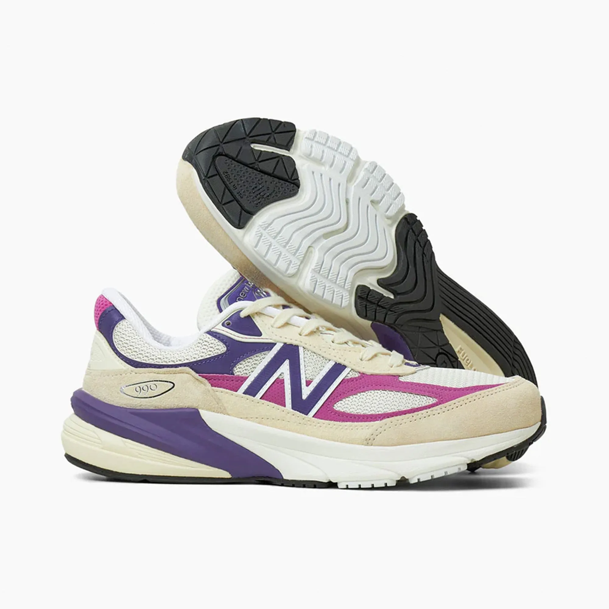 New Balance MADE in USA U990TD6 Purple / Angora frequent - use Ultra Performance