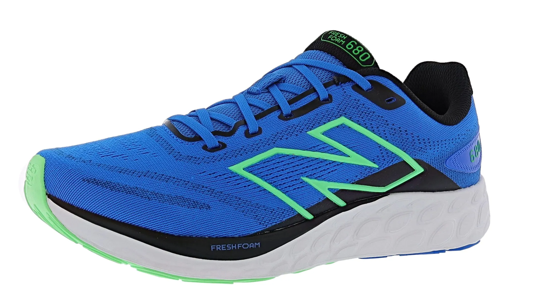 New Balance Men's 680 v8 Fresh Foam Cushioned Running Shoes lightweight - materials