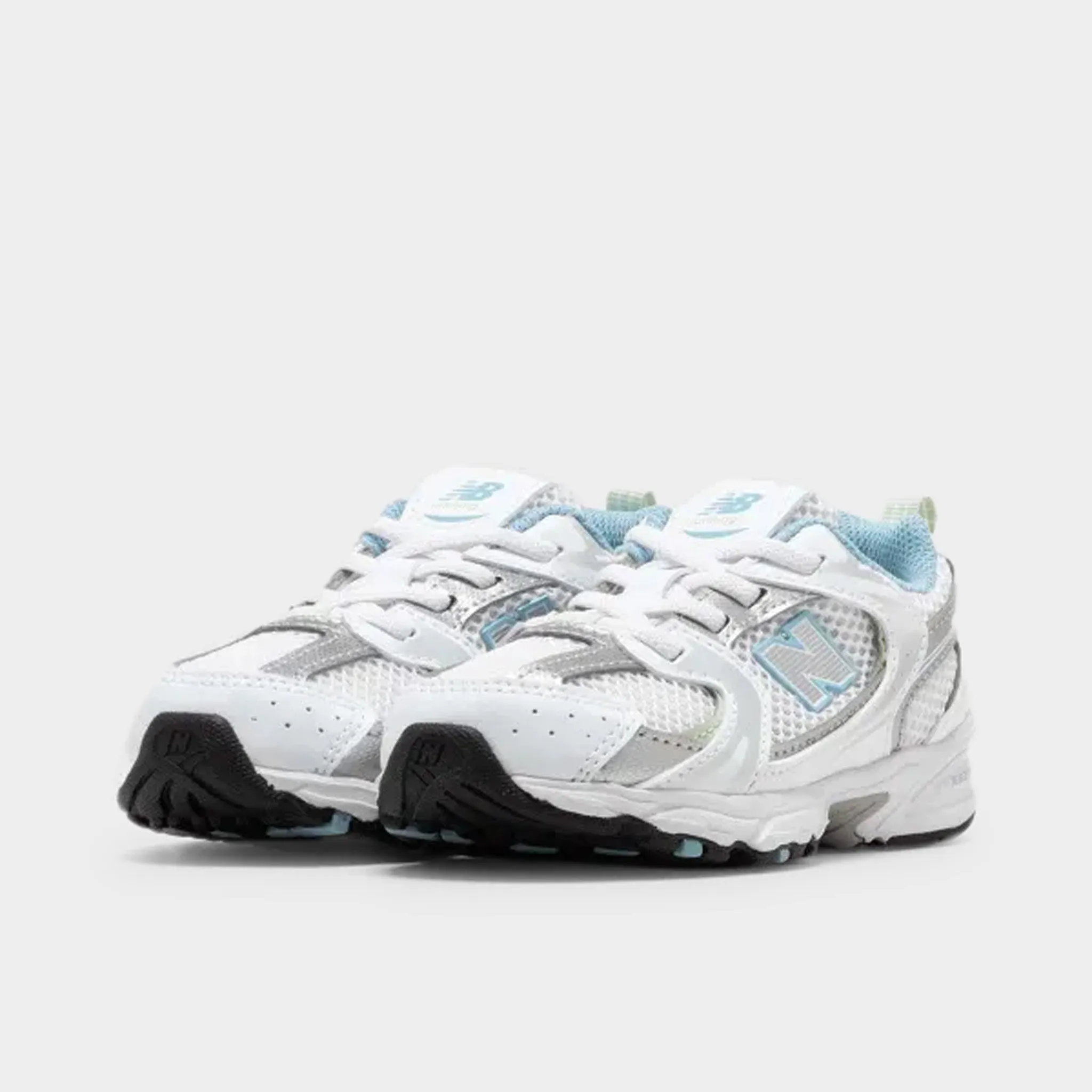 New Balance Toddler's 530 White / Silver - Light Blue Sprint