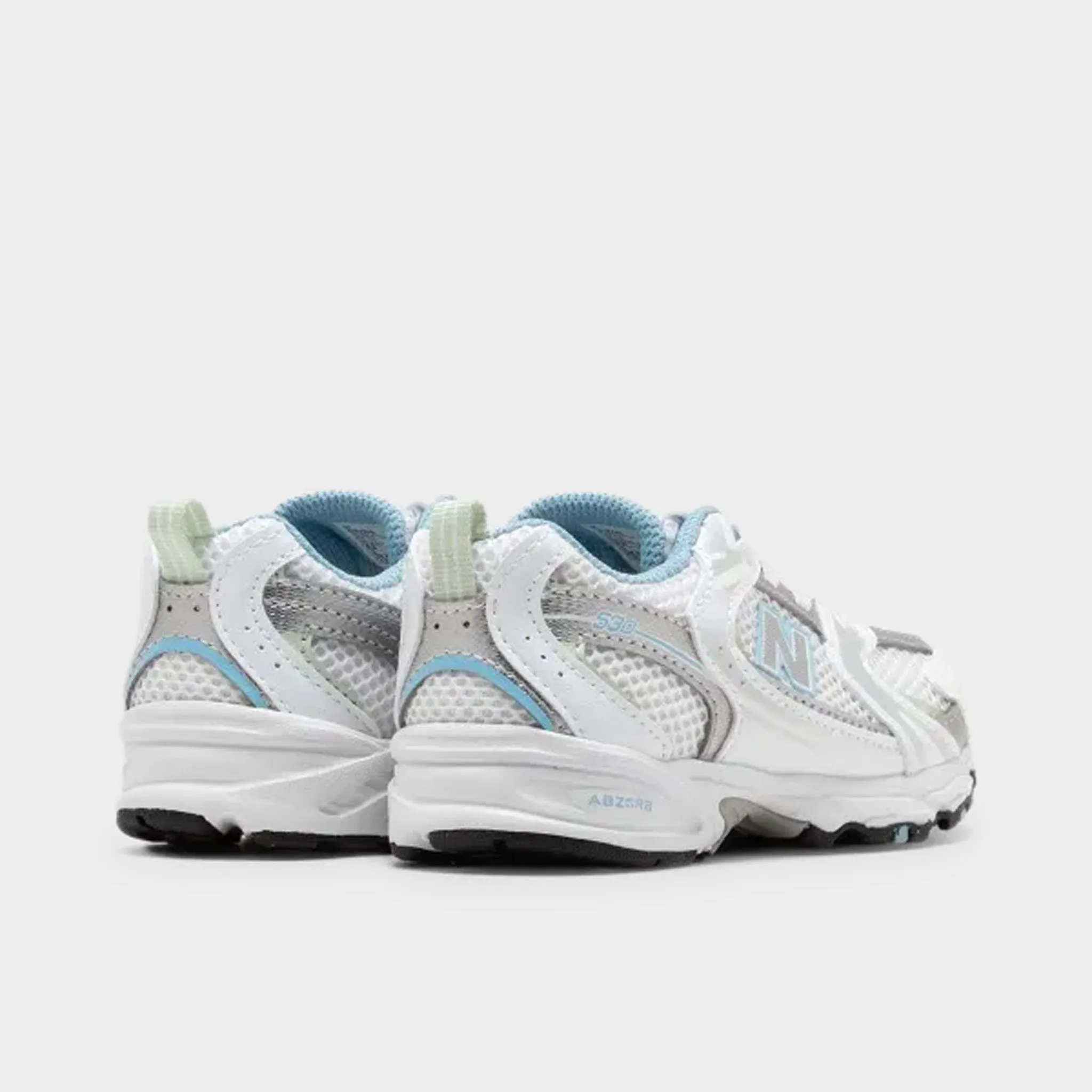 New Balance Toddler's 530 White / Silver - Light Blue advanced shoes Sporty Shoes