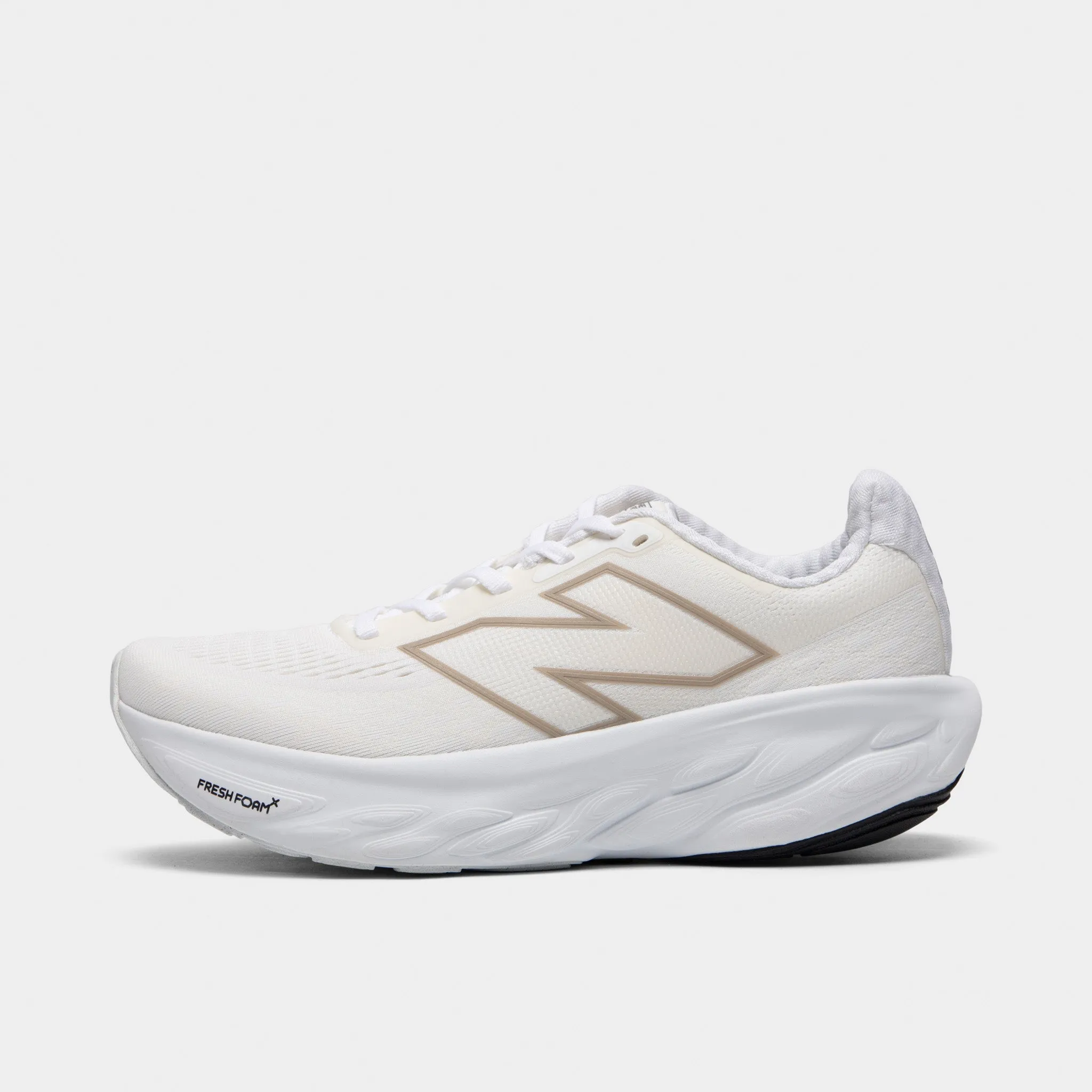 solo - run Reliable Construction New Balance Women's Fresh Foam x 1080v14 White / Metallic Gold