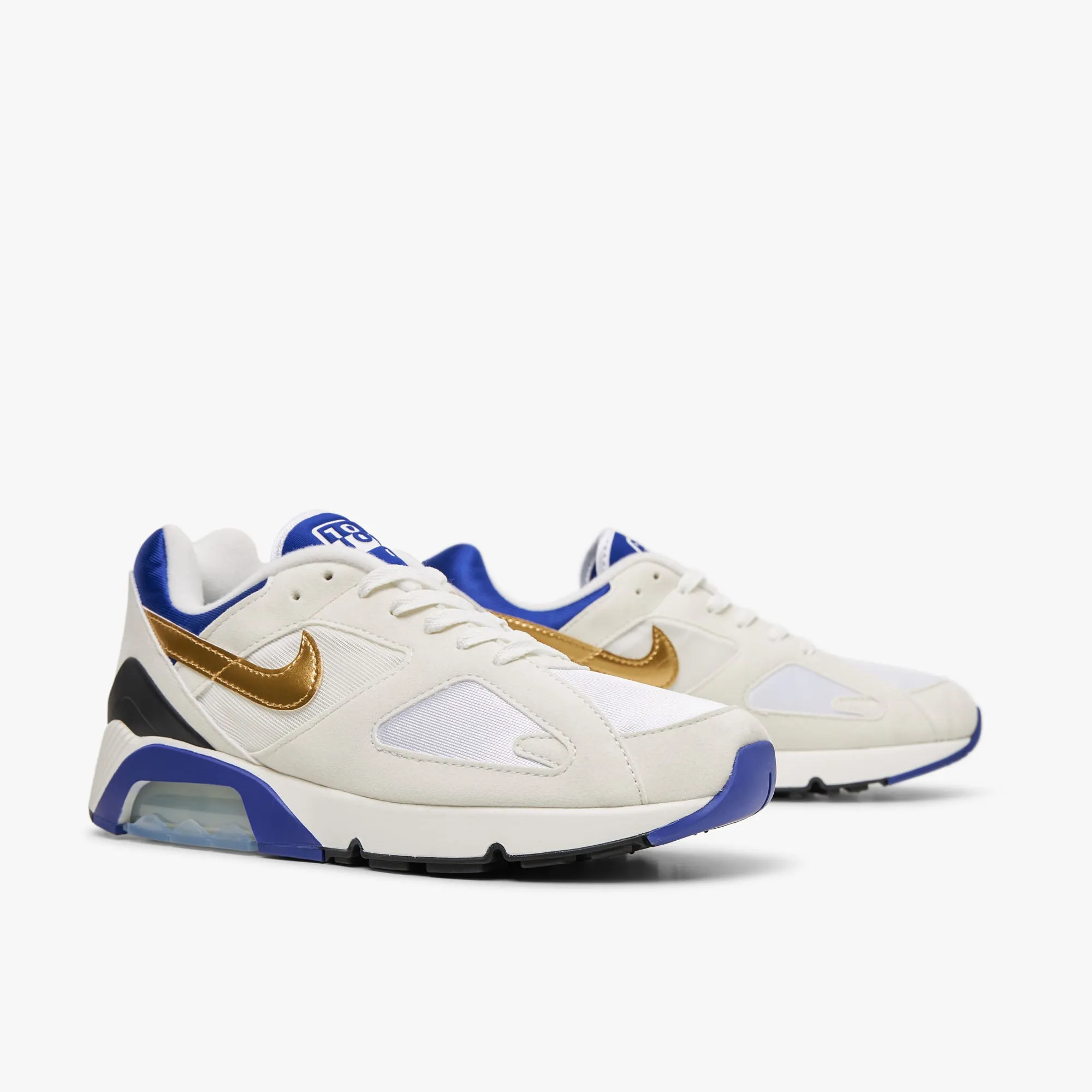 Nike Air 180 Summit White / Metallic Gold - Concord Natural Grip