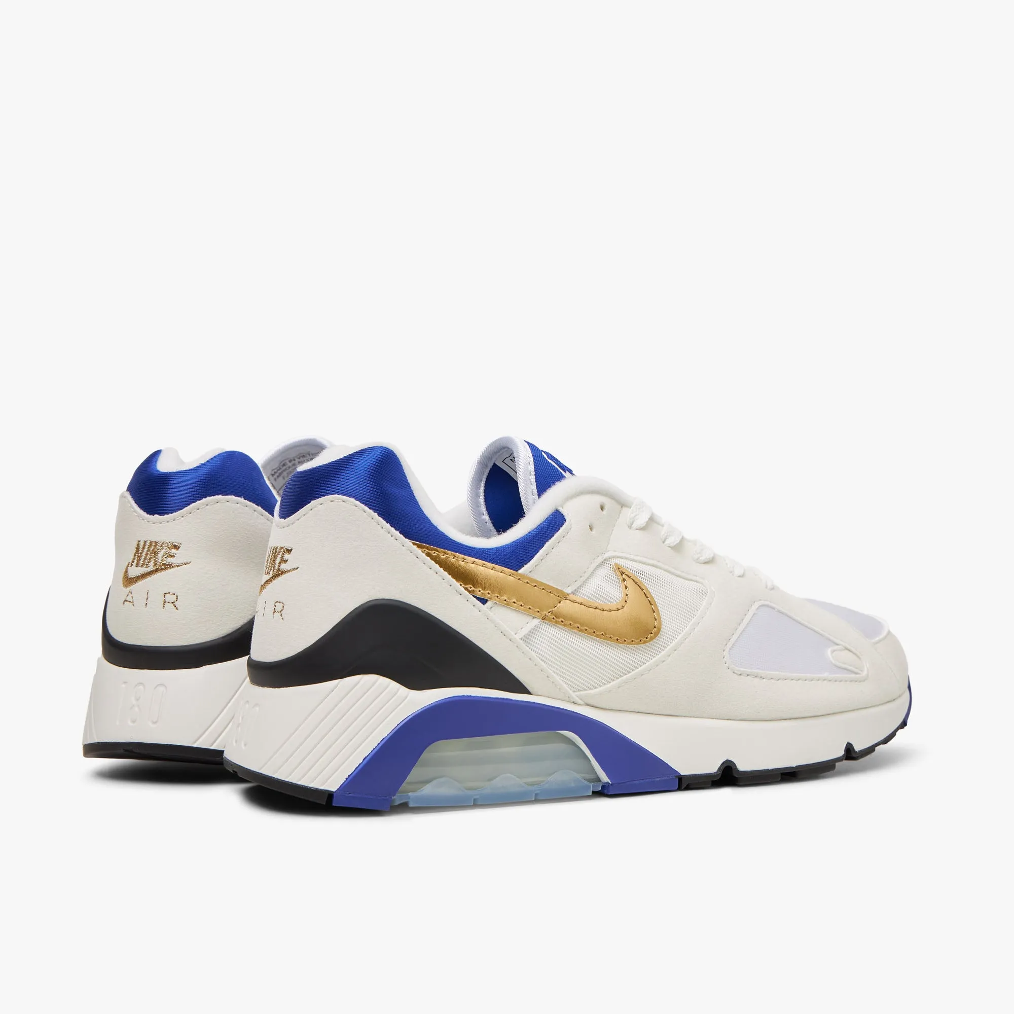 Bounce Back Aero Dynamic Silhouette Nike Air 180 Summit White / Metallic Gold - Concord