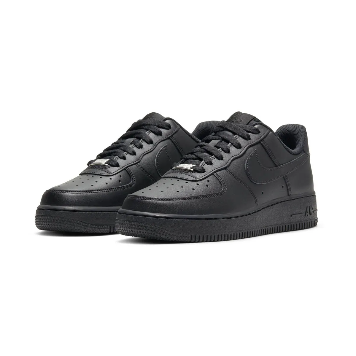 Nike Air Force 1 '07 'All Black' Women's Shoes Shock Diffusion Midsole