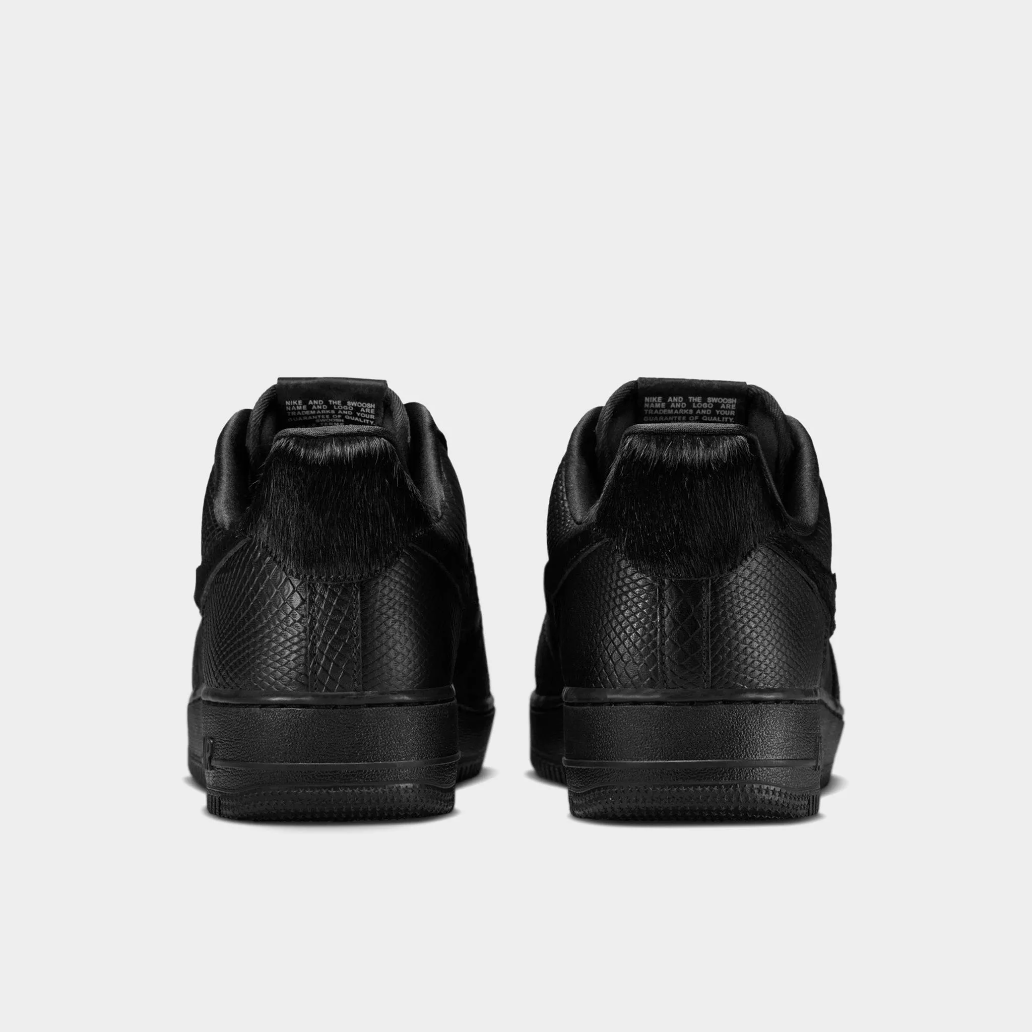 Adjustable Straps Airflow Mesh Panel Nike Air Force 1 '07 Lx Black / Black