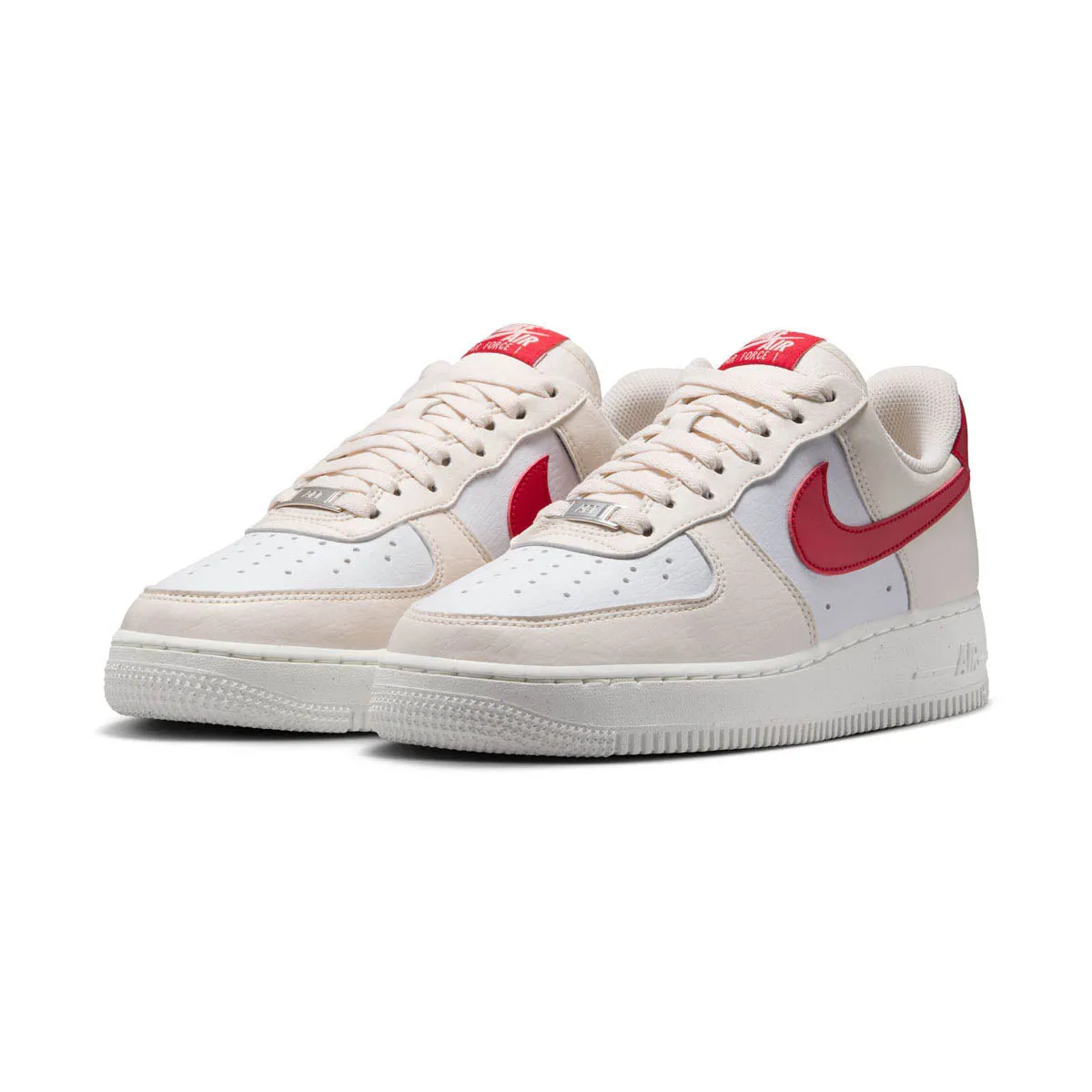 Work Ready Nike Air Force 1 '07 Next Nature 'Pale Ivory University Red' Women's Shoes