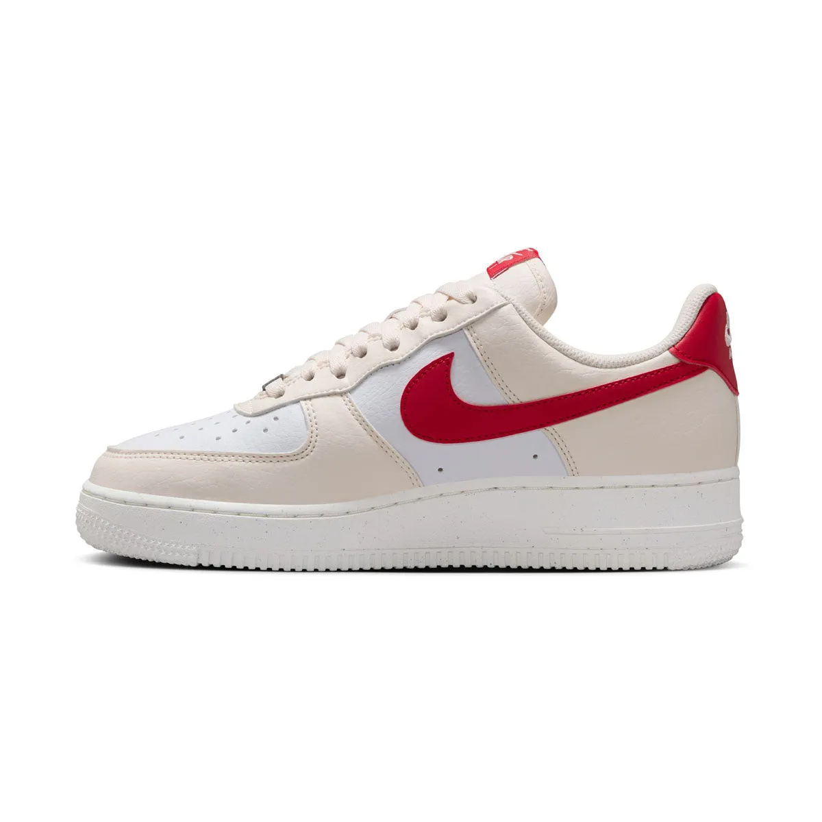 Durable Lacing Non Slip Lacing System Nike Air Force 1 '07 Next Nature 'Pale Ivory University Red' Women's Shoes