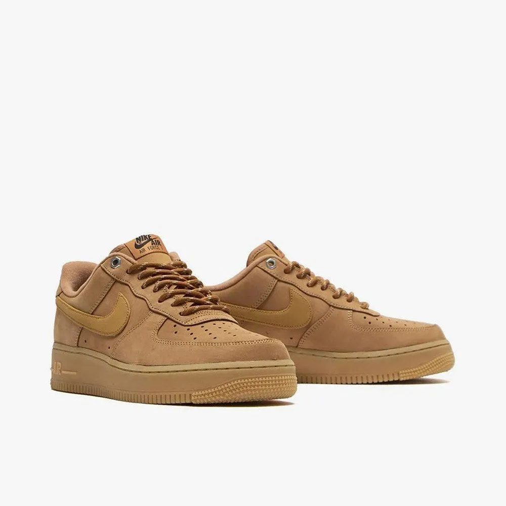 Nike Air Force 1 `07 WB Flax / Gum Light Brown - Black Anti Slip Pattern