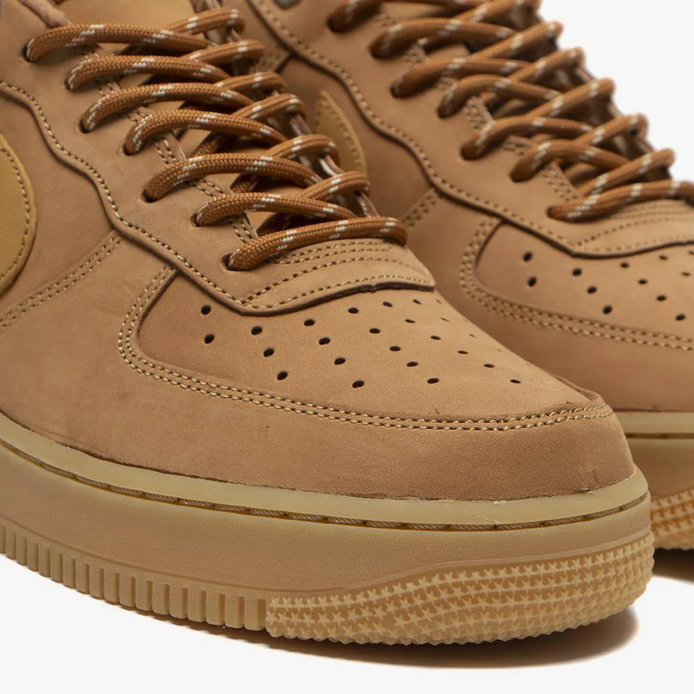 Nike Air Force 1 `07 WB Flax / Gum Light Brown - Black Breathable Outsole Vents