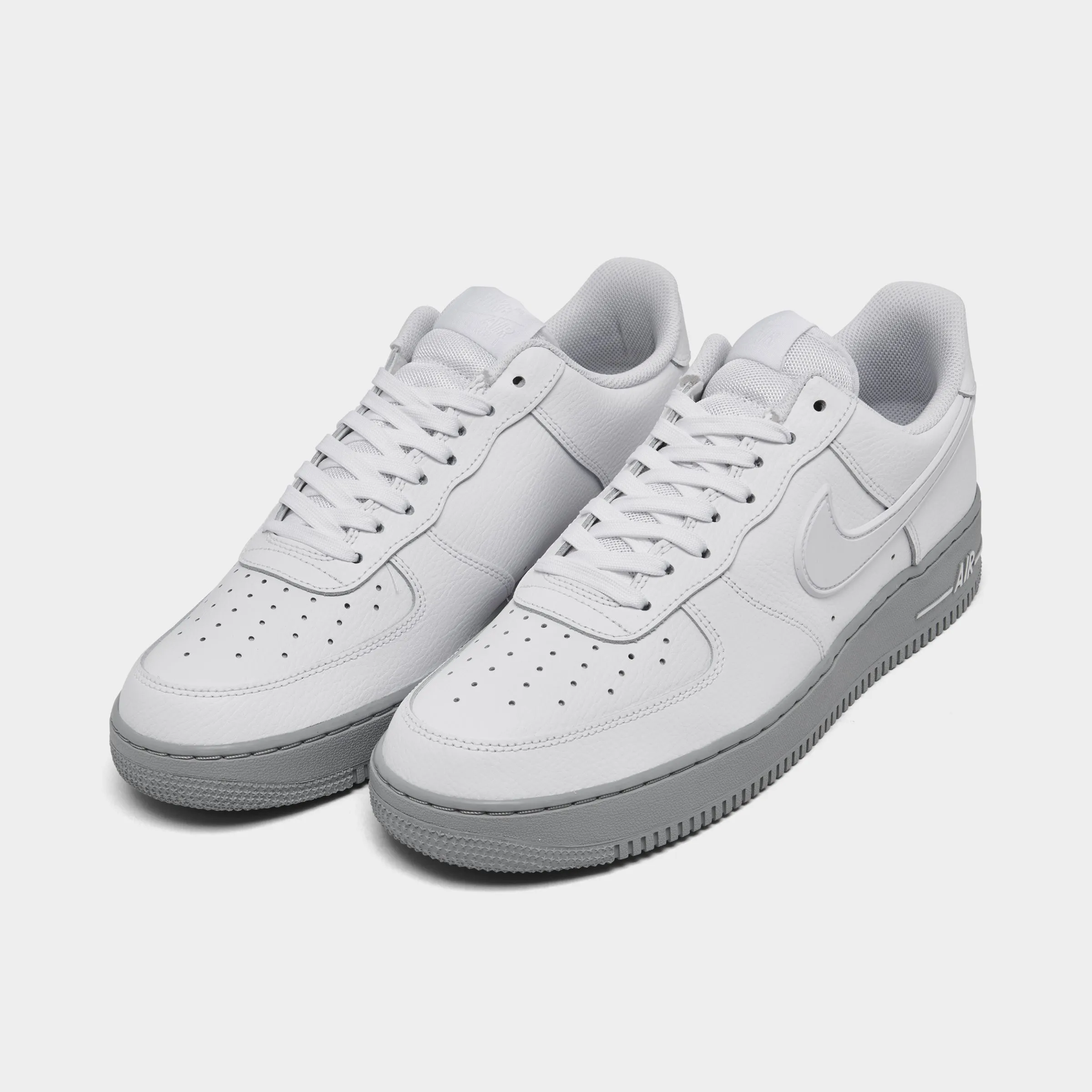 Precision Stitching Nike Air Force 1 '07 White / Light Smoke Grey
