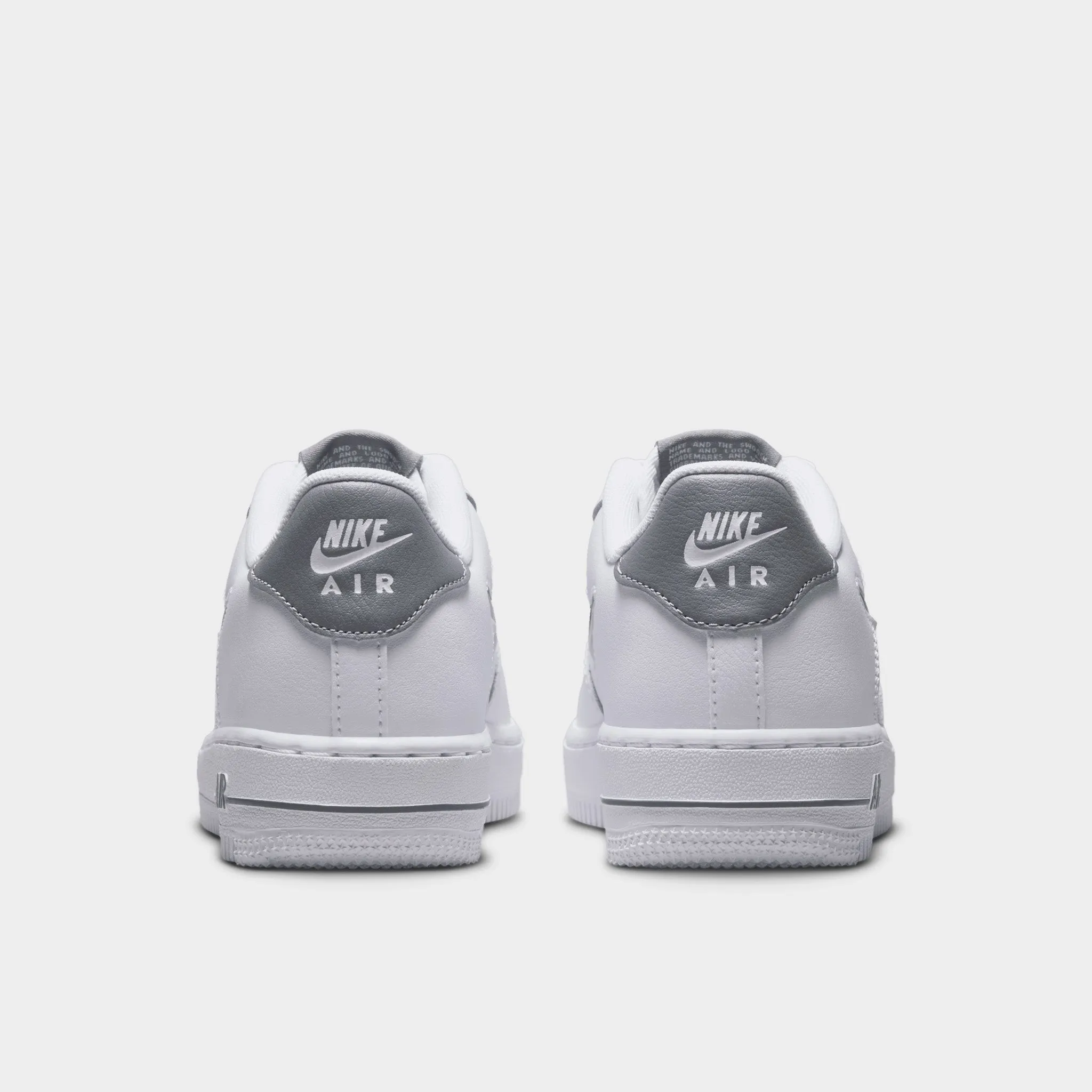 Nike Air Force 1 GS White / Smoke Grey Stabilizing Sidewalls