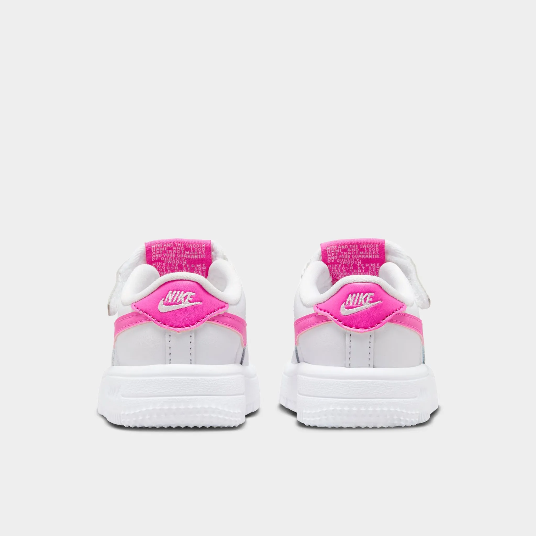 Nike Air Force 1 Low Easyon TD White / Laser Fuchsia Thermoformed Cage Traction Control