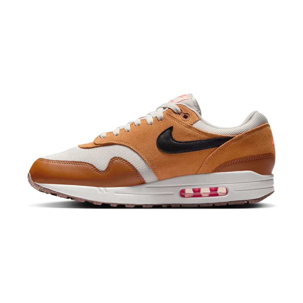Nike Air Max 1 Essential 'British Tan Light Bone' Men's Shoes Supportive Morning Walk