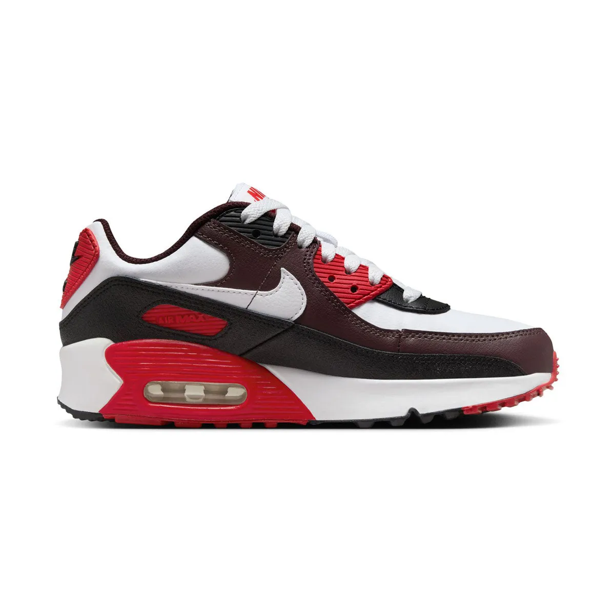 Nike Air Max 90 'Burgundy Crush University Red' Big Kids' Shoes Comfort Feel Classic Build