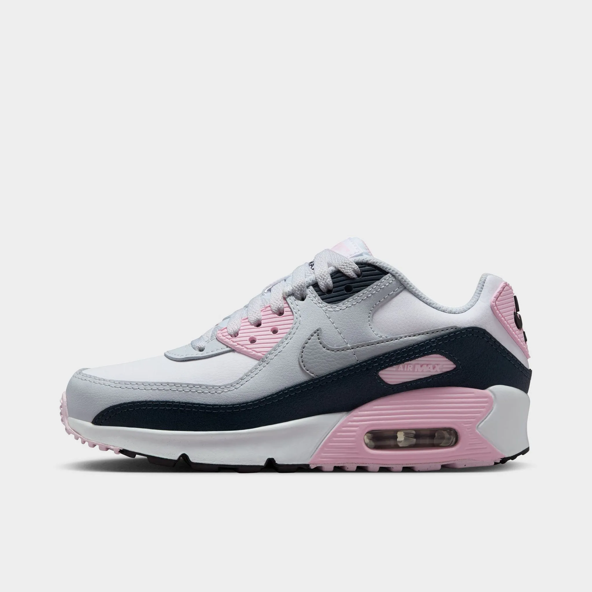 joggers Nike Air Max 90 LTR GS White / Wolf Grey - Pink Foam