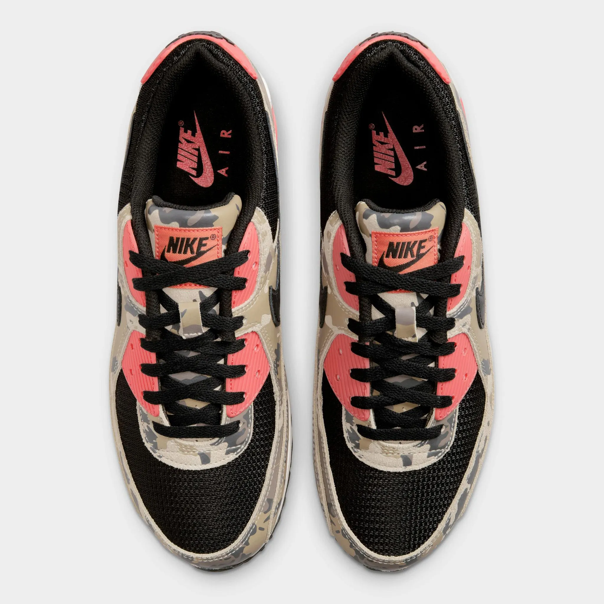 running for fun agility enhancement Nike Air Max 90 PRM Light Khaki / Black - Magic Ember