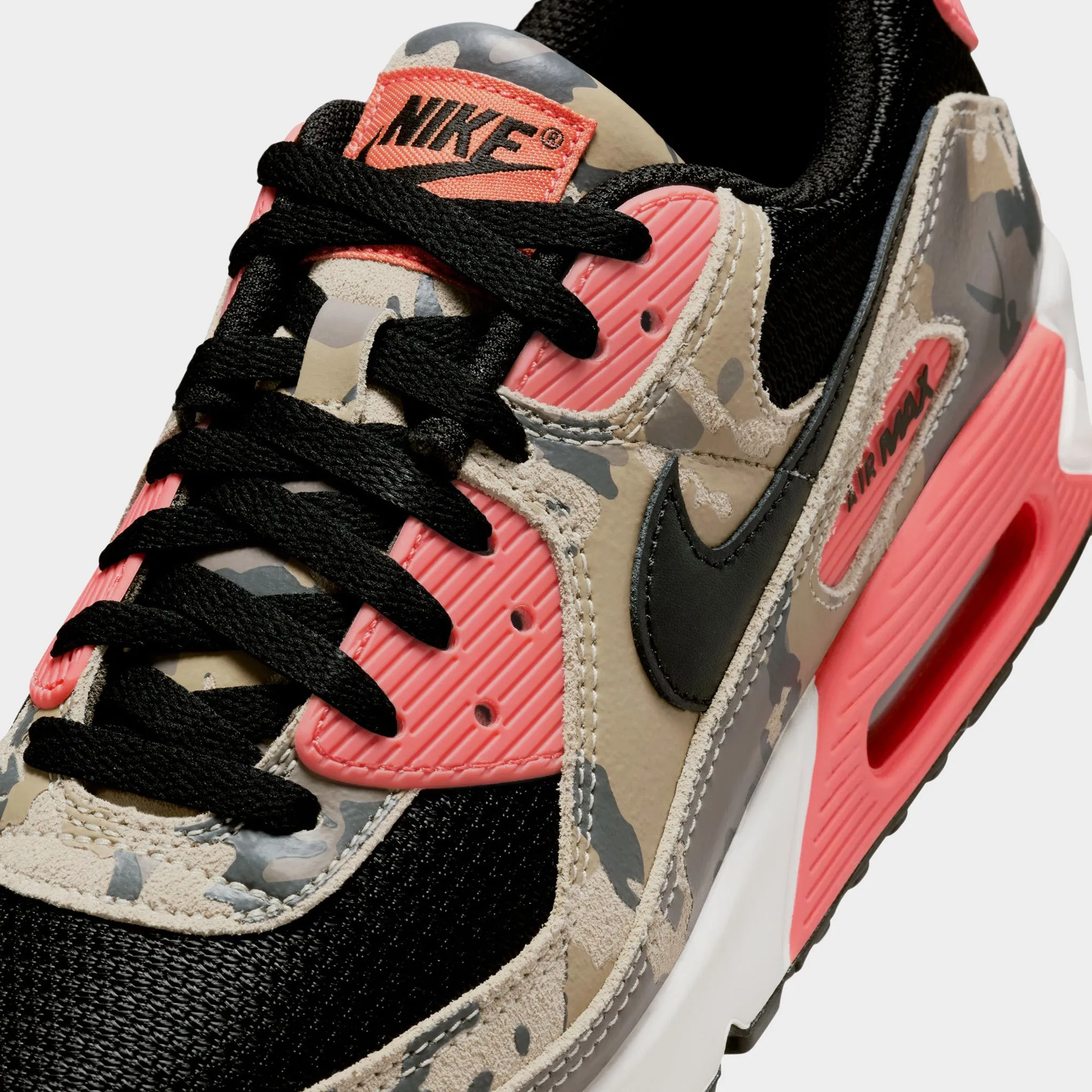 Trail Fitness Nike Air Max 90 PRM Light Khaki / Black - Magic Ember
