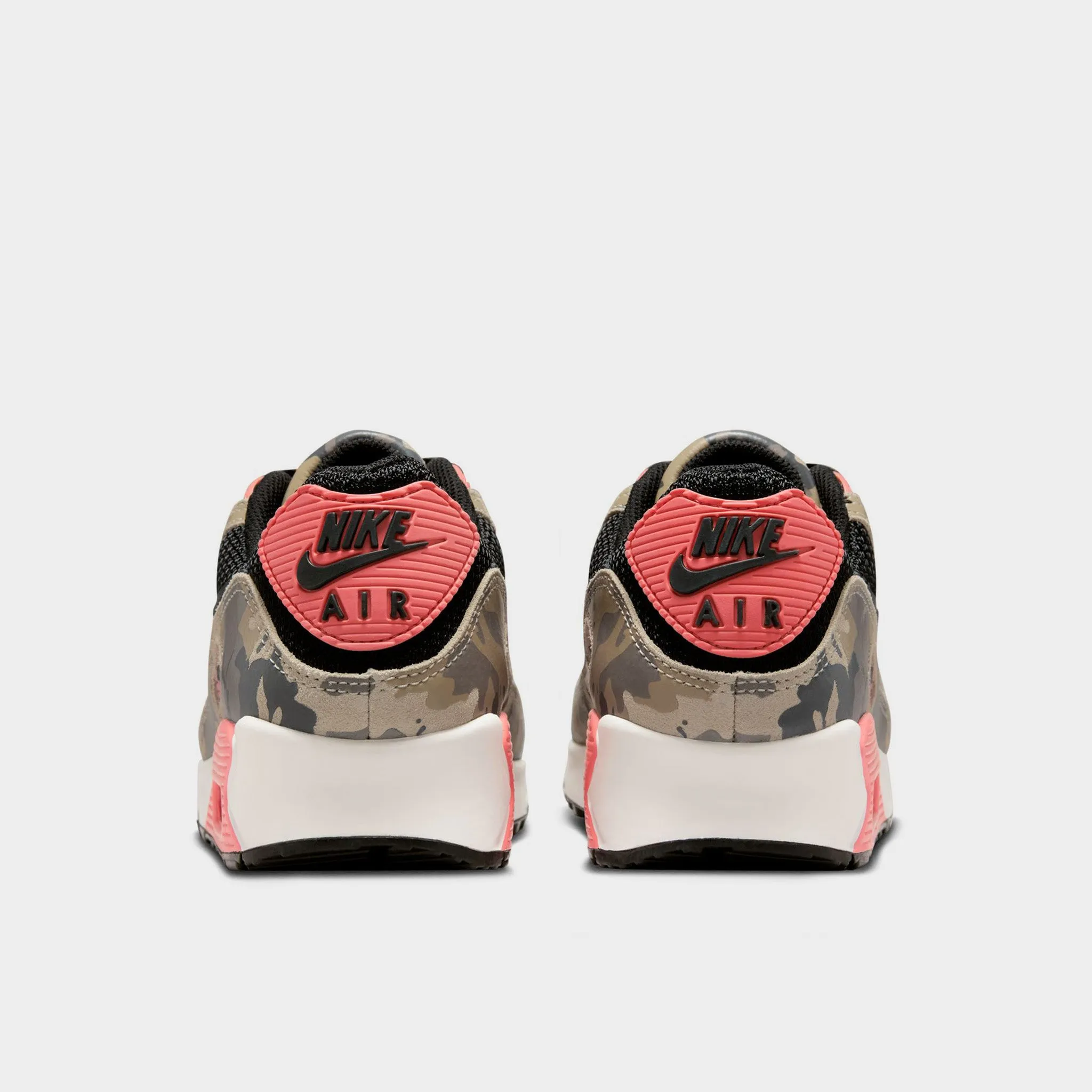 Nike Air Max 90 PRM Light Khaki / Black - Magic Ember reinforced - heel - area - sturdiness shoes sockliner