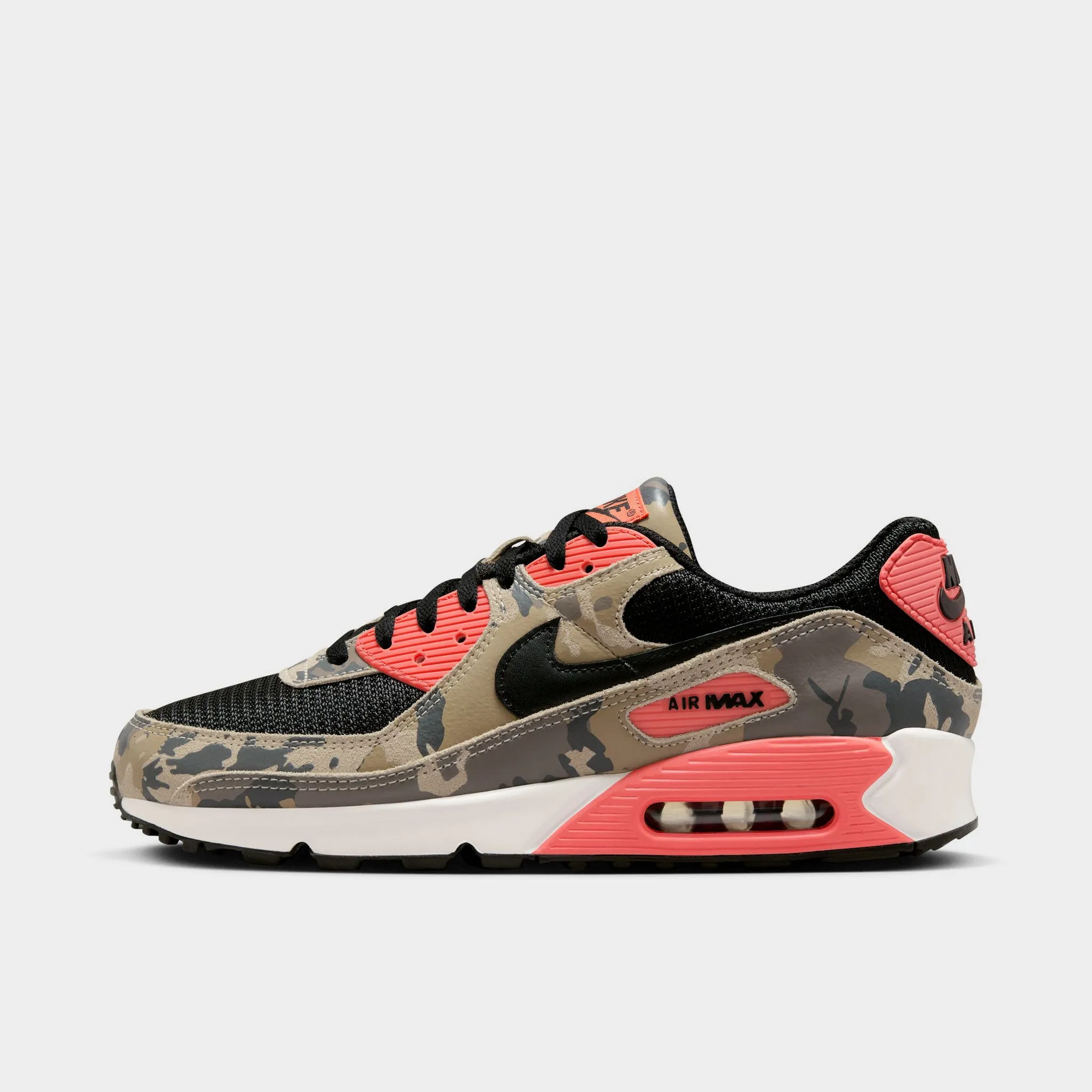 Nike Air Max 90 PRM Light Khaki / Black - Magic Ember lightweight construction shoes track runner's shoe chance