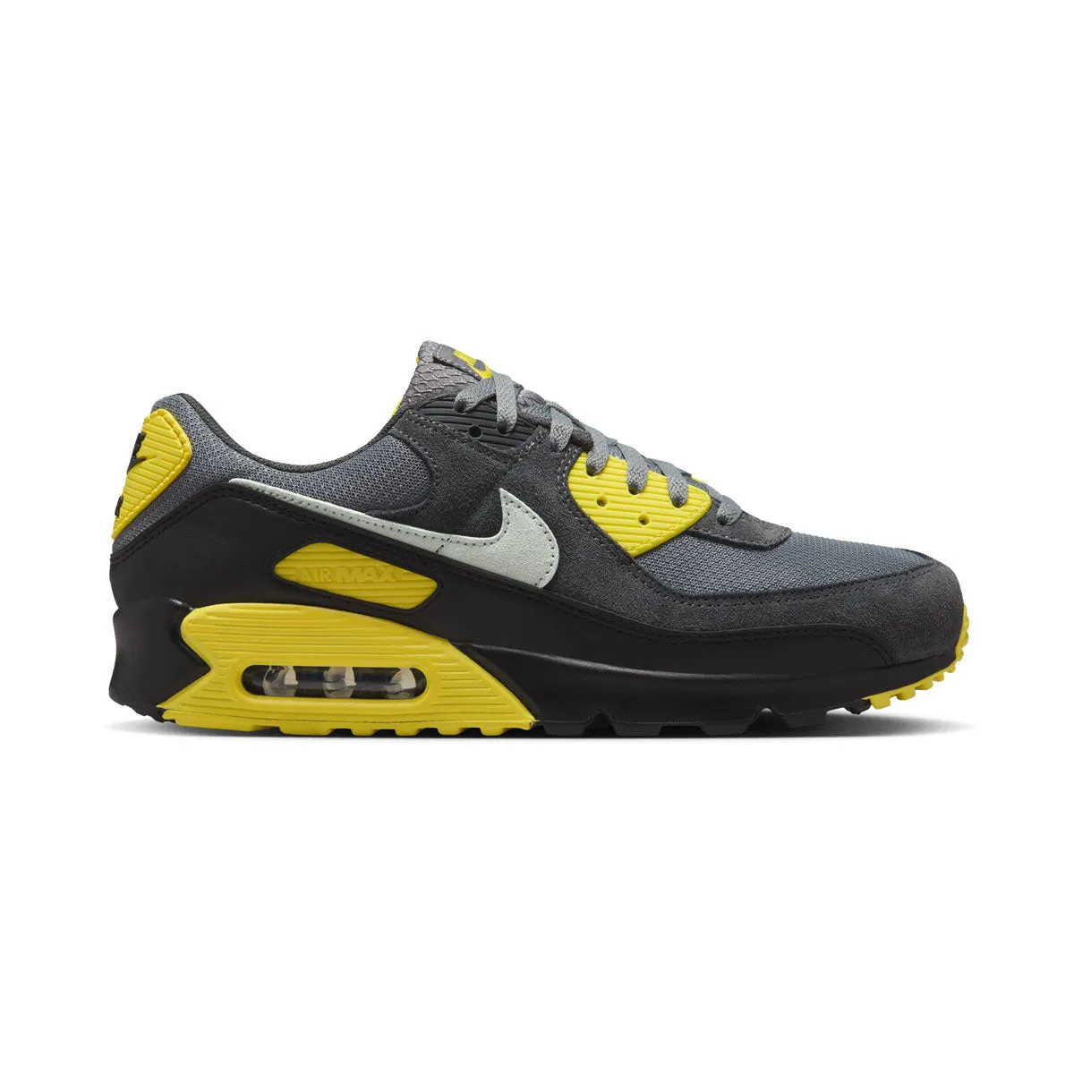 Nike Air Max 90 'Smoke Grey & Lightening' Men's Shoes fun - run Anti   Slip