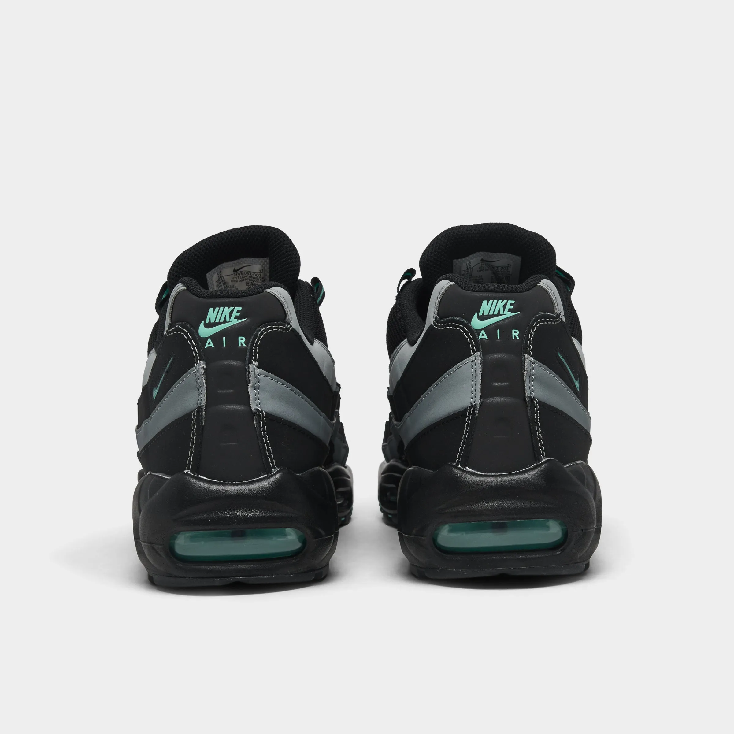 Daytime running comfort Impact Resistant Nike Air Max 95 Black / Aurora Green - Cool Grey