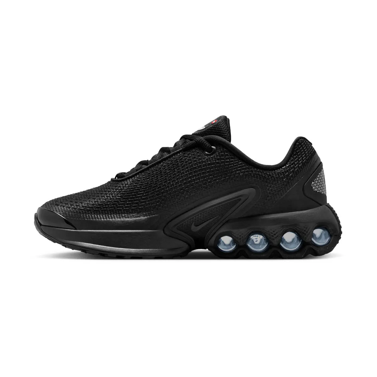 running for self - discovery tempo running shoe potential Nike Air Max Dn 'Black Metallic Dark Grey' Big Kids' Shoes
