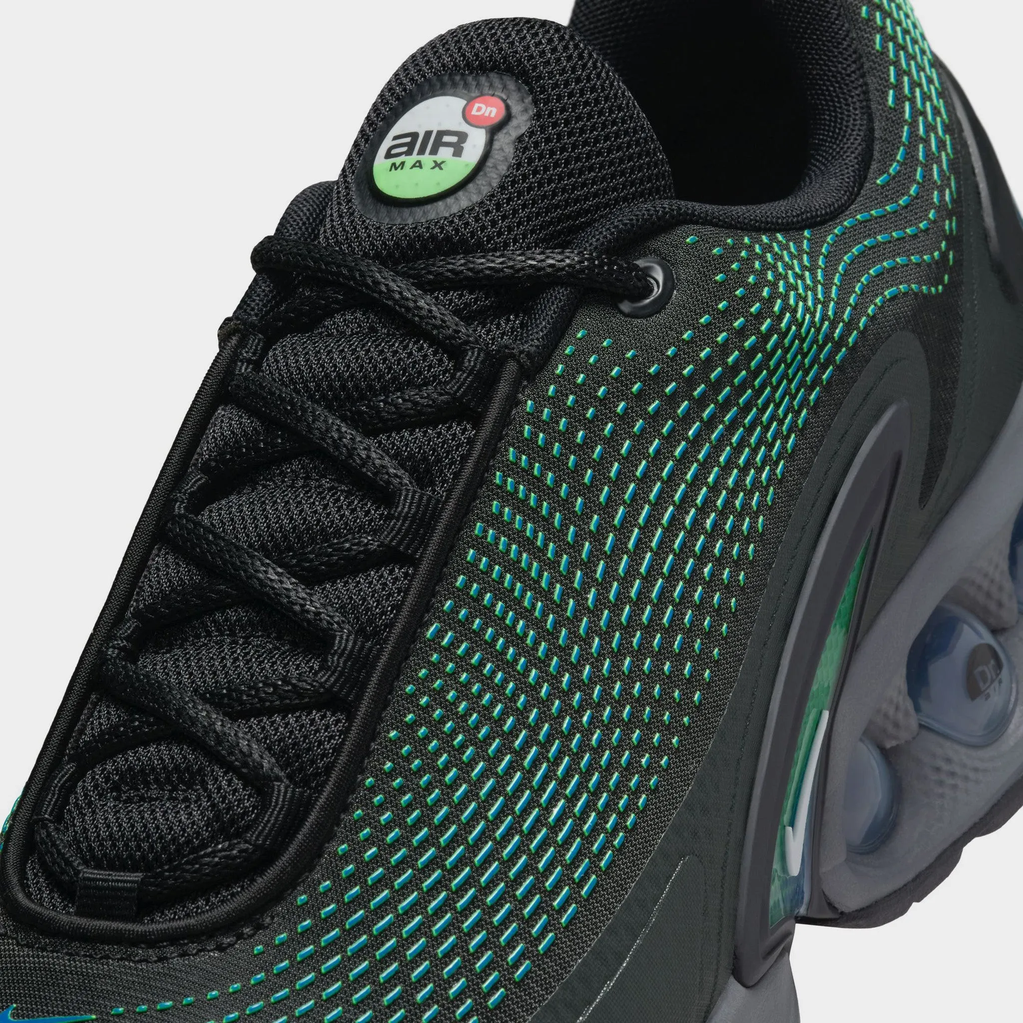 Nike Air Max DN Black / White - Hyper Cobalt parade - themed running gear core strength