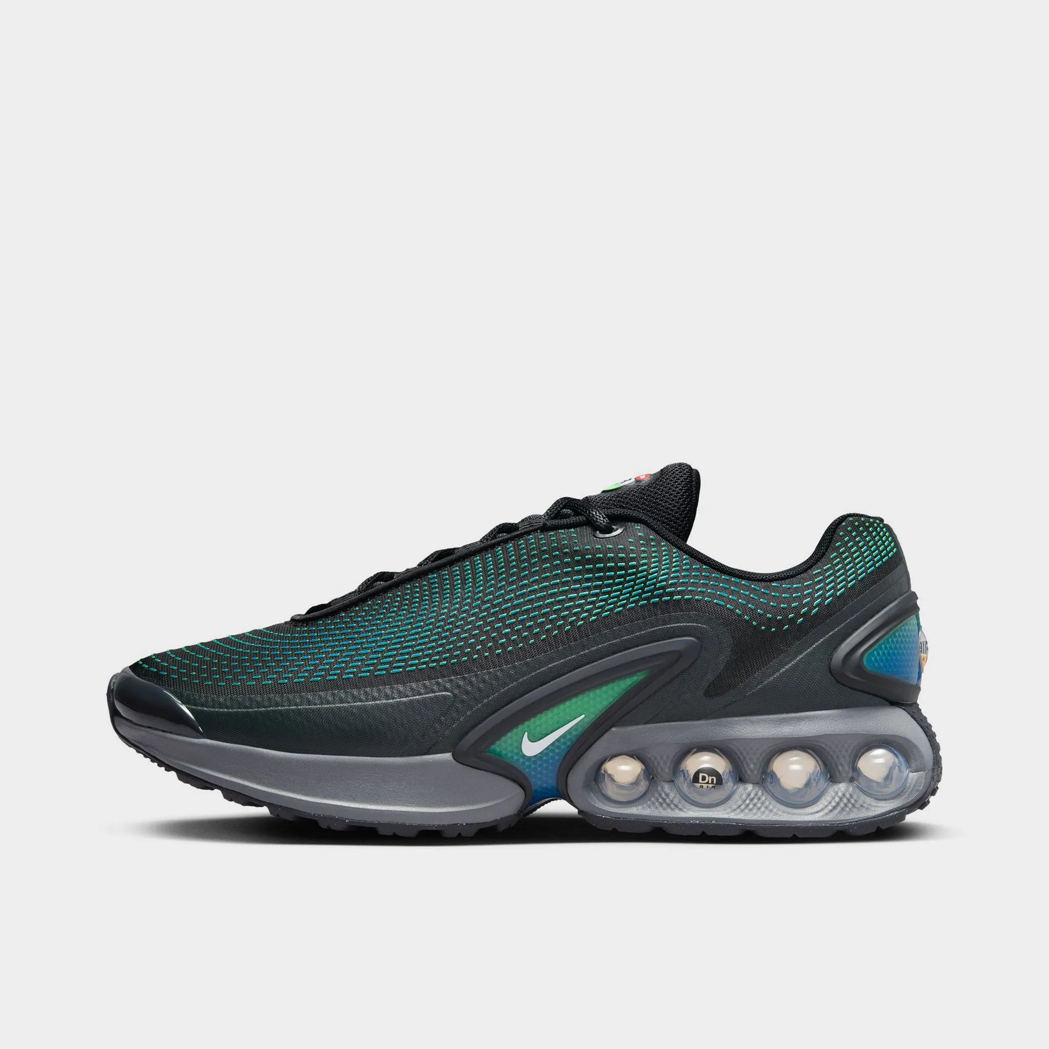 duathlon running gear Performance - enhanced Nike Air Max DN Black / White - Hyper Cobalt
