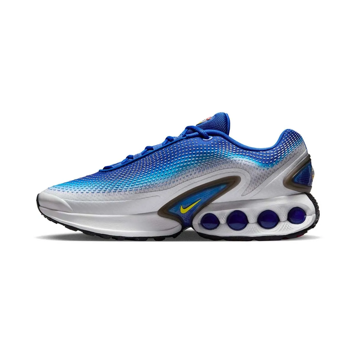 group running Nike Air Max Dn SE 'Racer Vibrant Blue Yellow' Men's Shoes
