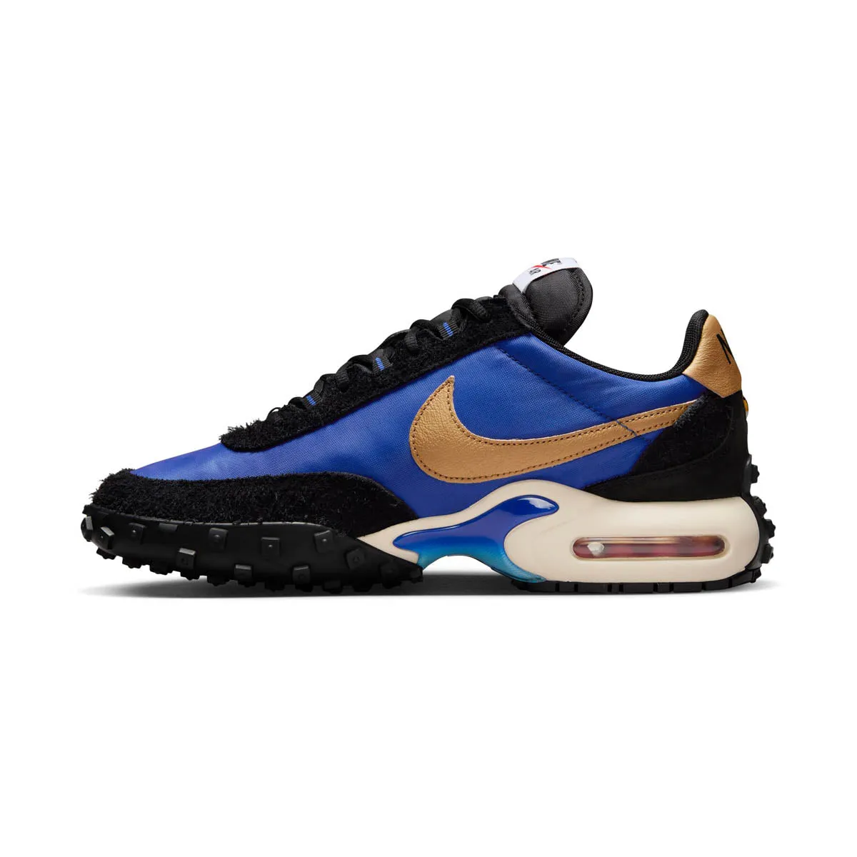 Nike Air Max Waffle SP 'Hyper Blue Metallic Gold' Men's Shoes Smart Steps Sneakers