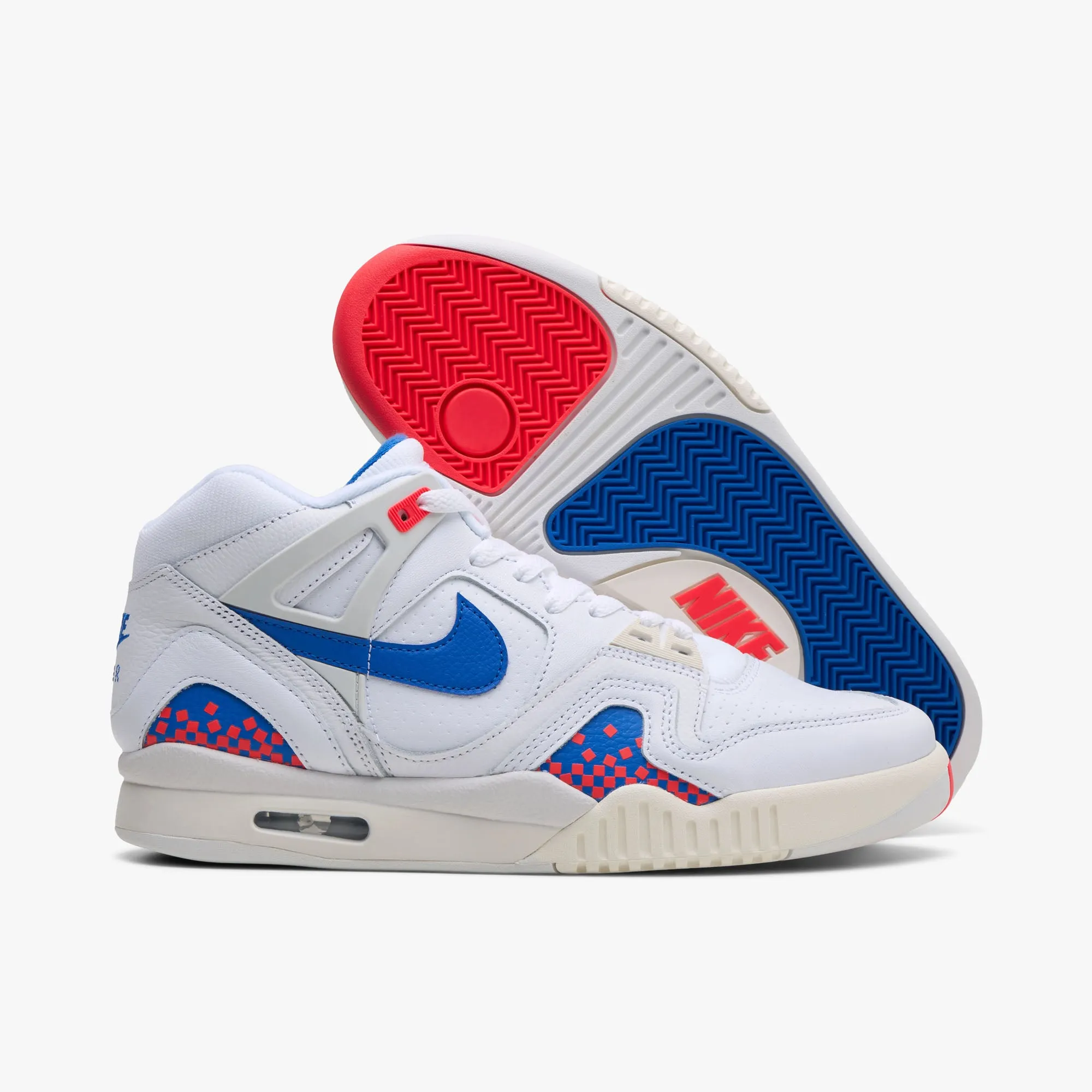 Nike Air Tech Challenge II White / Royal Blue - Laser Crimson No Breakin Effortless Walk