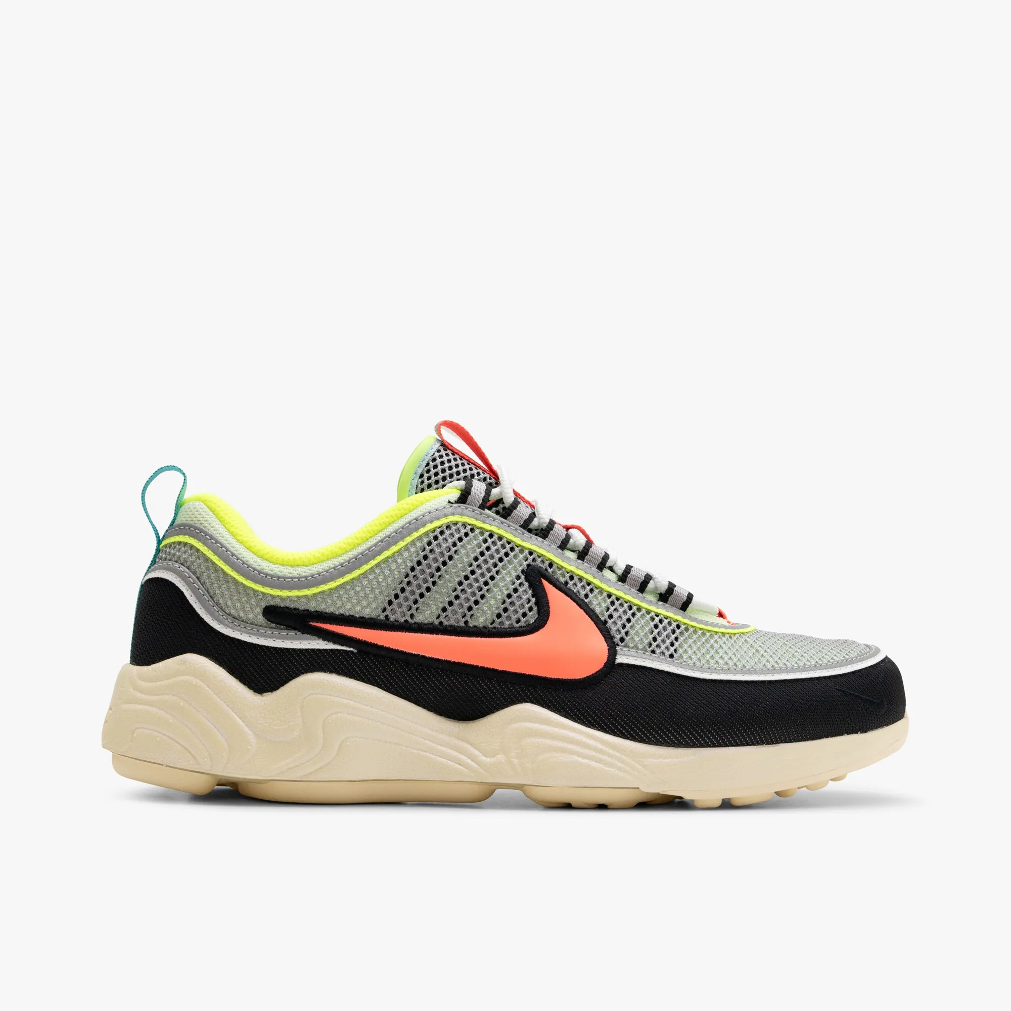 Nike Air Zoom Spiridon Barely Volt / Hot Punch - Volt Leaf Hike synthetic leather