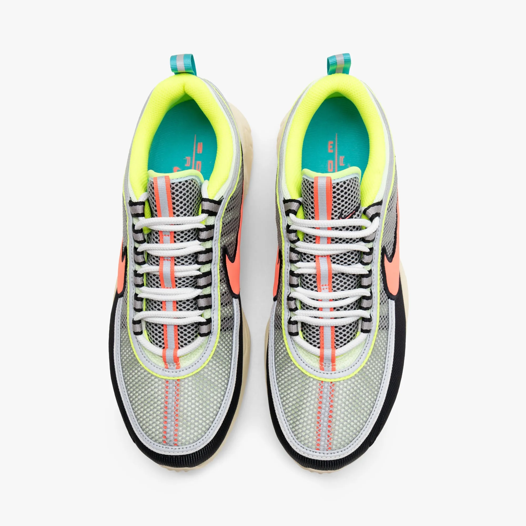 Nike Air Zoom Spiridon Barely Volt / Hot Punch - Volt Lounge Style Flexible Arch