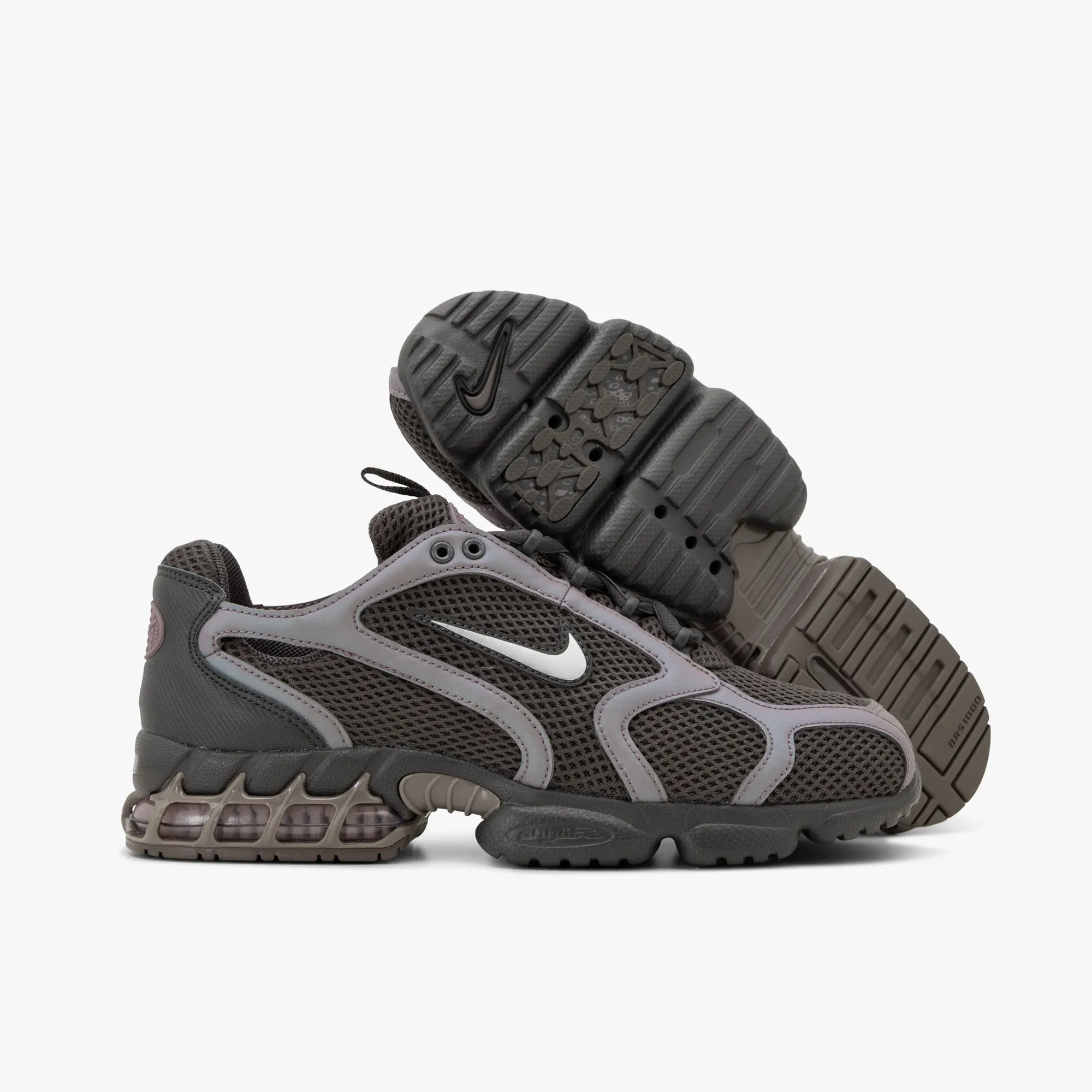 Cloud Comfort Steady Grip Nike Air Zoom Spiridon Cage 2 / Medium Ash / Metallic Silver - Taupe Grey