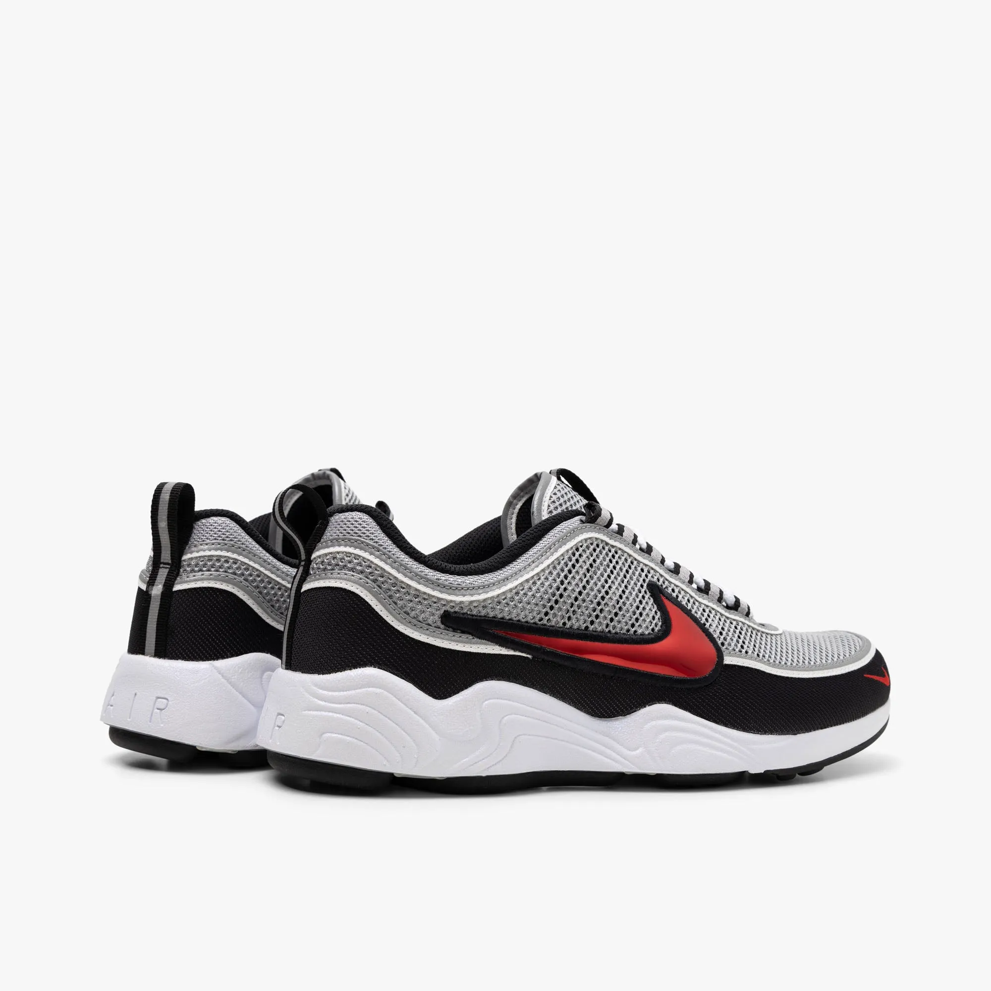 Nike Air Zoom Spiridon SP Metallic Silver / Sport Red Smooth Fit
