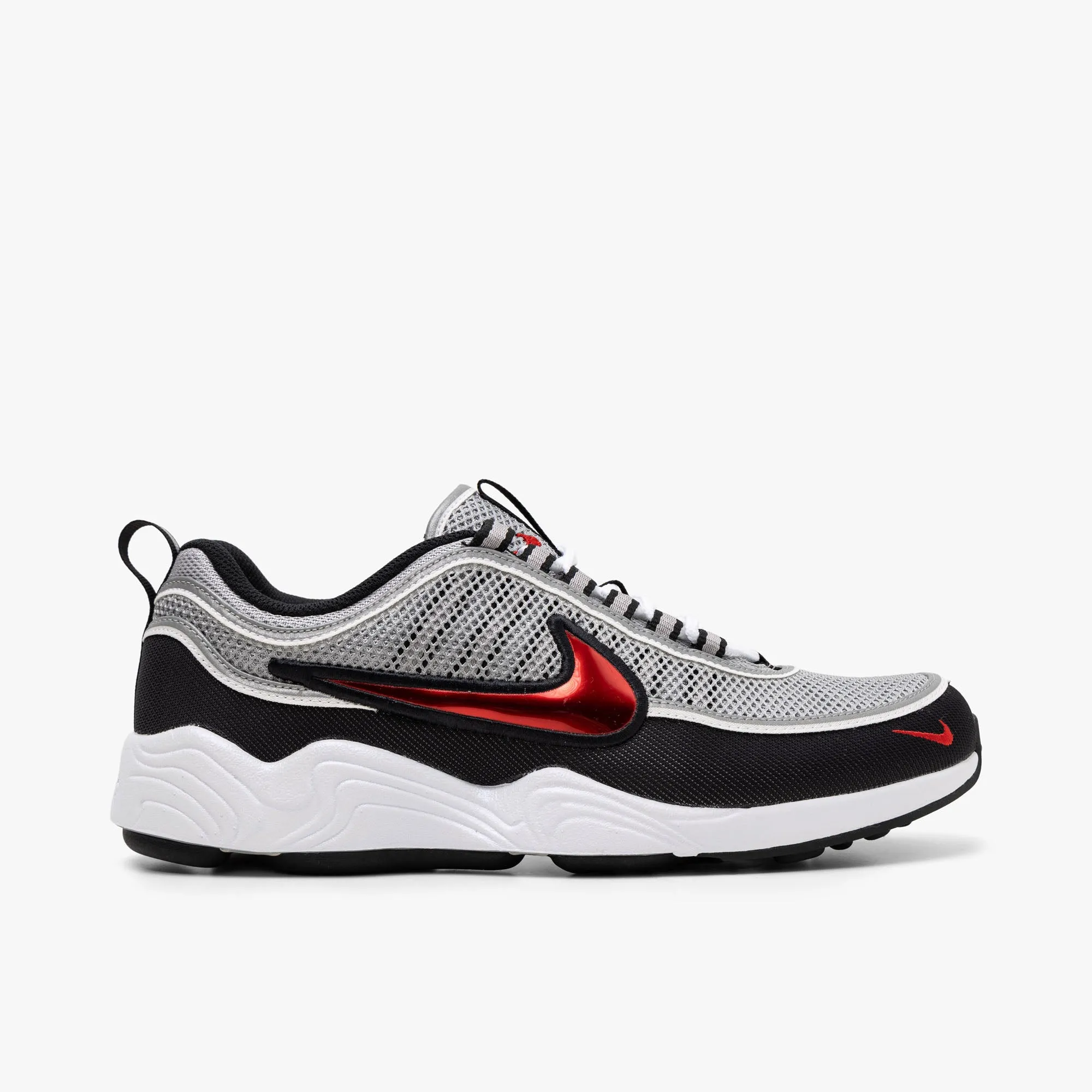 Nike Air Zoom Spiridon SP Metallic Silver / Sport Red Street Fit