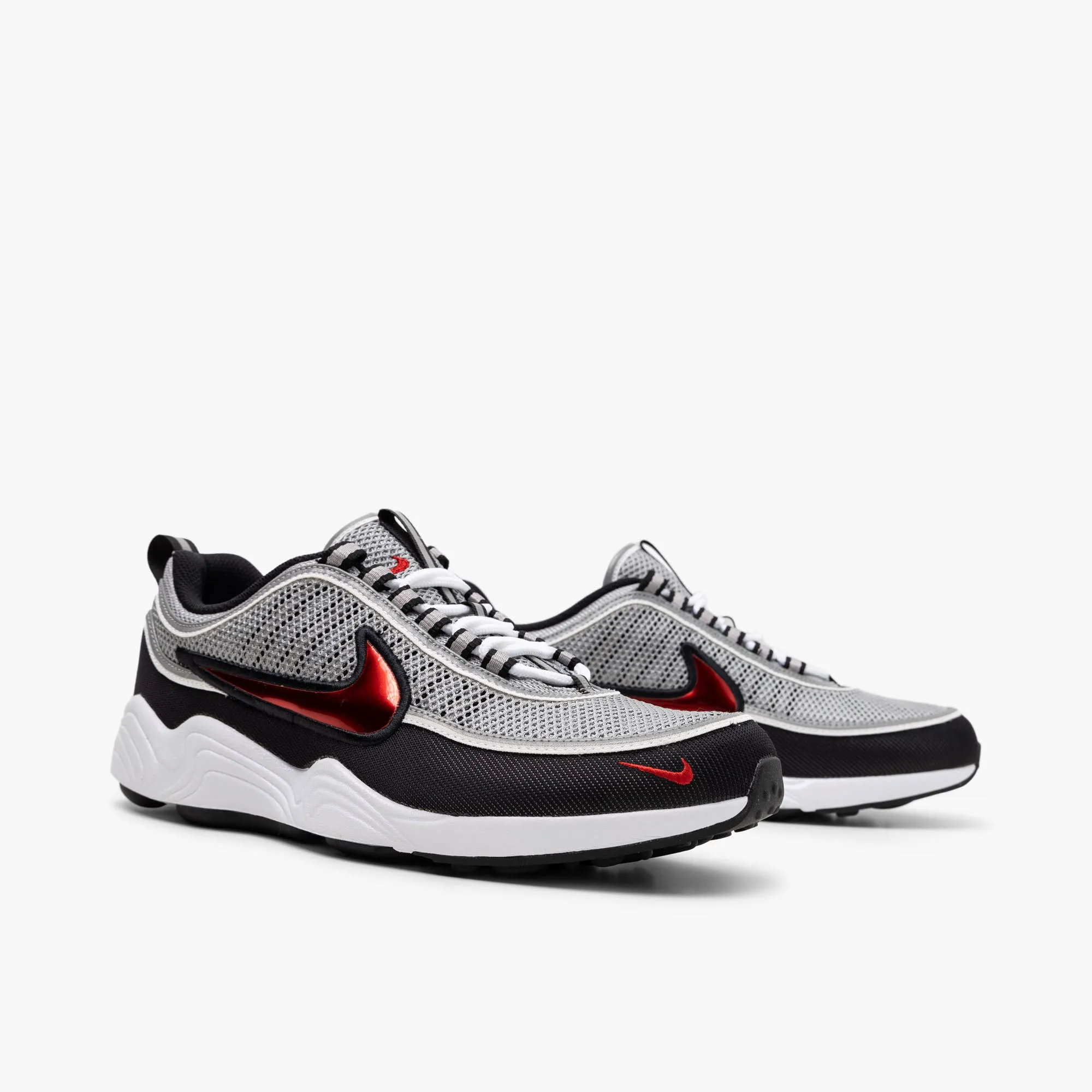 Easy Choice Flexible Steps Nike Air Zoom Spiridon SP Metallic Silver / Sport Red
