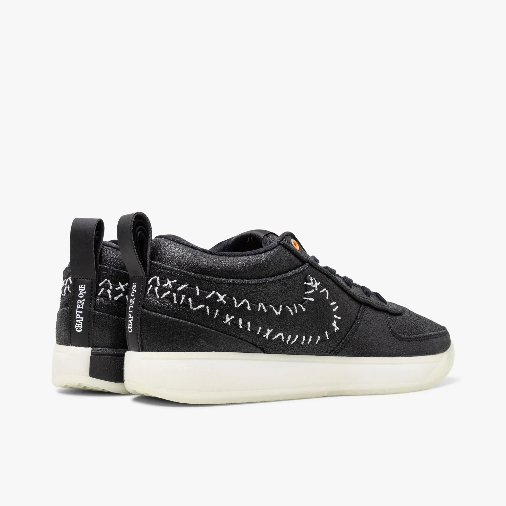 Nike Book 1 Black / Black - White - Clay Orange Zero drop Stitchless Design