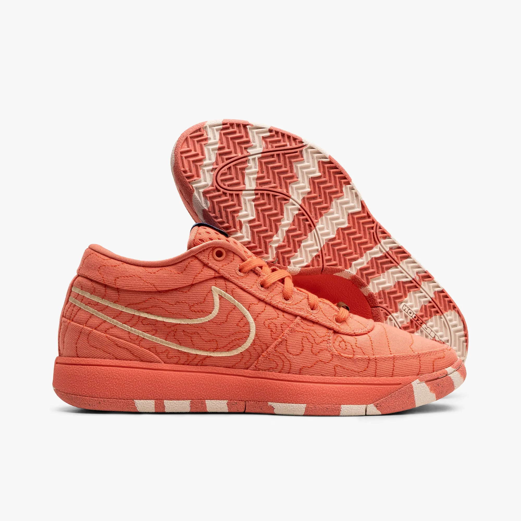 Side Support mules Nike Book 1 / Magic Ember / White Onyx - Picante Red