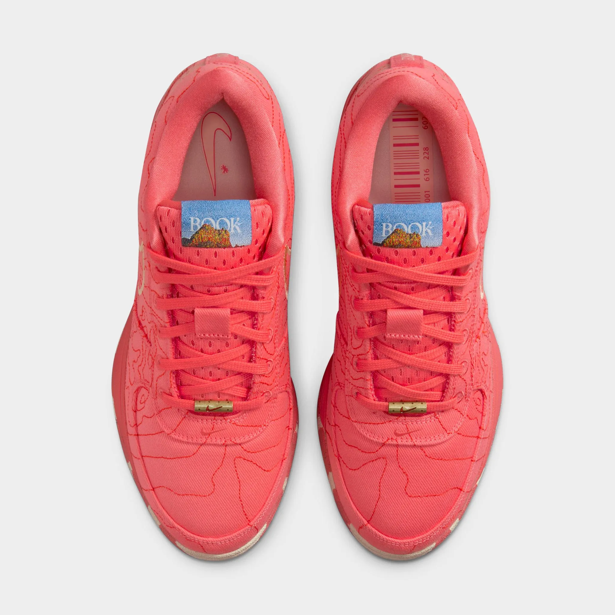 EVAInsole Bounce Back Elasticity Nike Book 1 Magic Ember / White Onyx - Picante Red